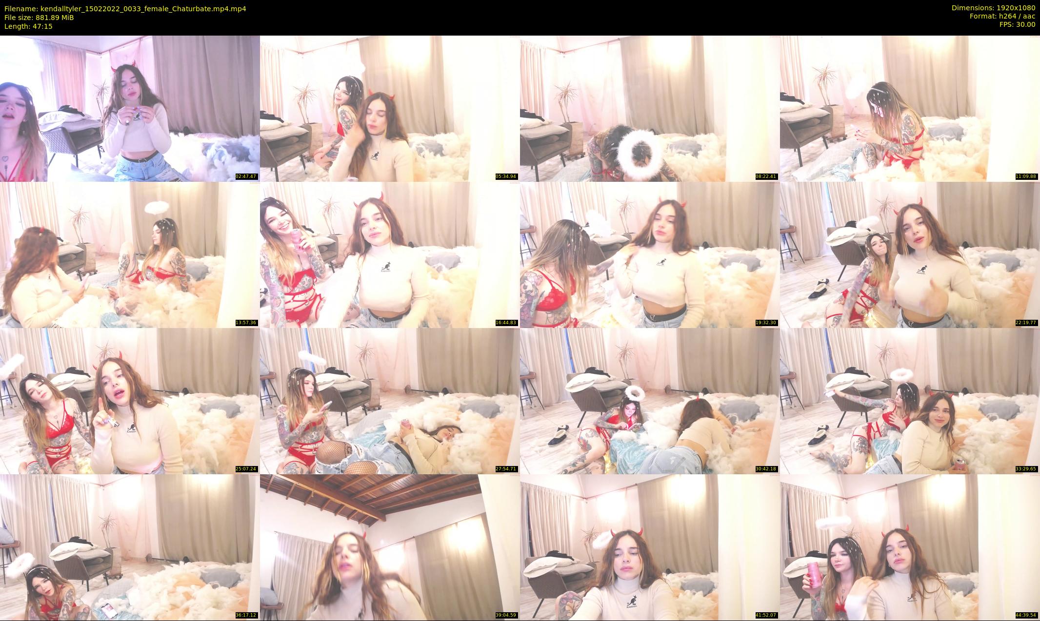kendalltyler — 48 minute Chaturbate female cam show recording, 1080p, Feb 15, 2022