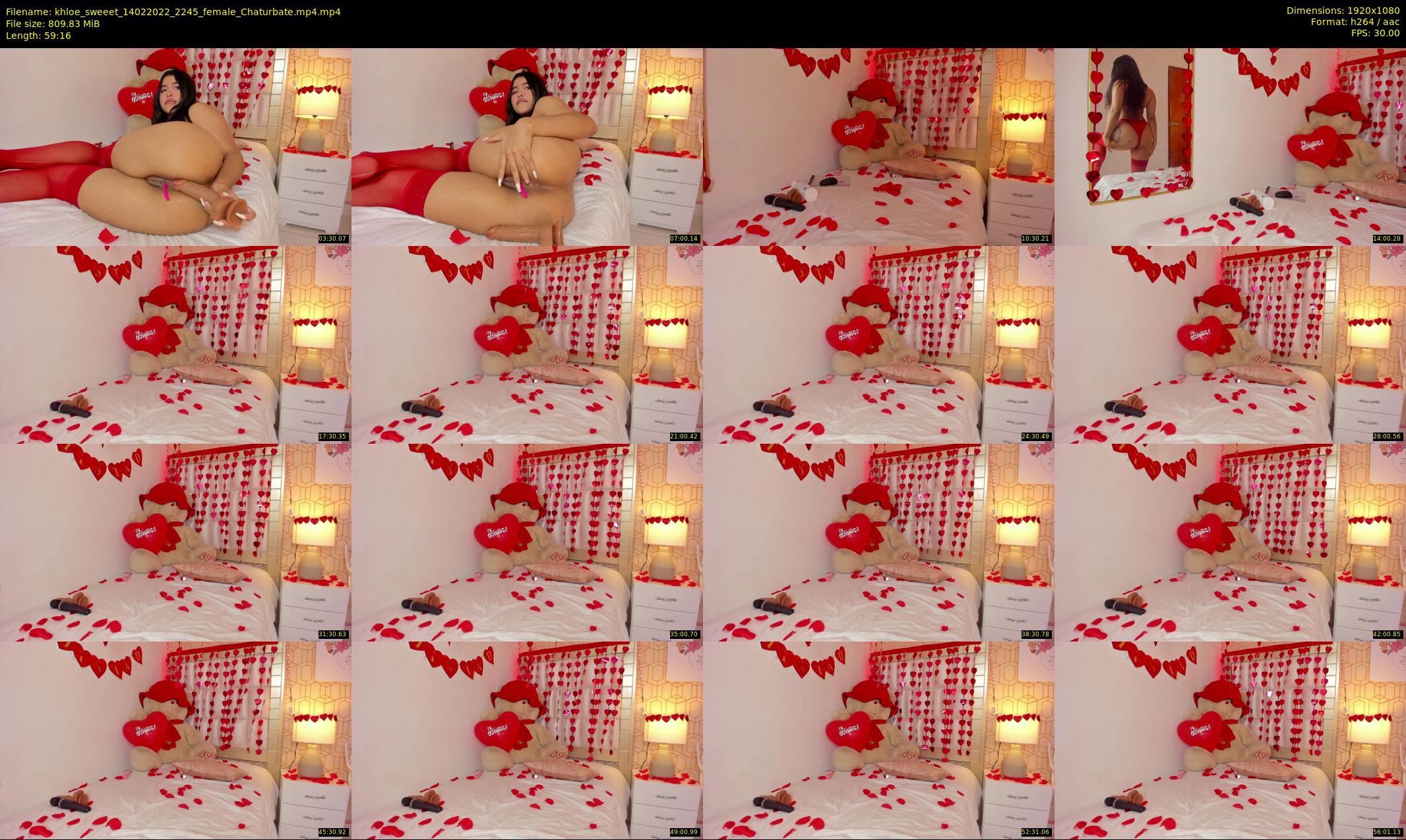 khloe_sweeet — 60 minute Chaturbate female cam show recording, 1080p, Feb 14, 2022