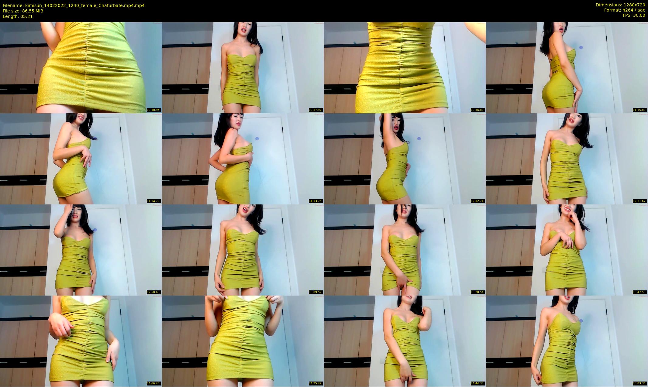 kimisun — 6 minute Chaturbate female cam show recording, 720p, Feb 14, 2022