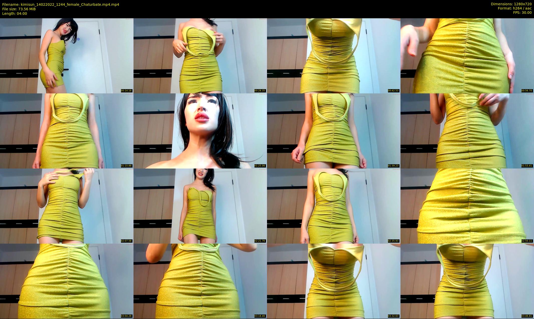 kimisun — 4 minute Chaturbate female cam show recording, 720p, Feb 14, 2022