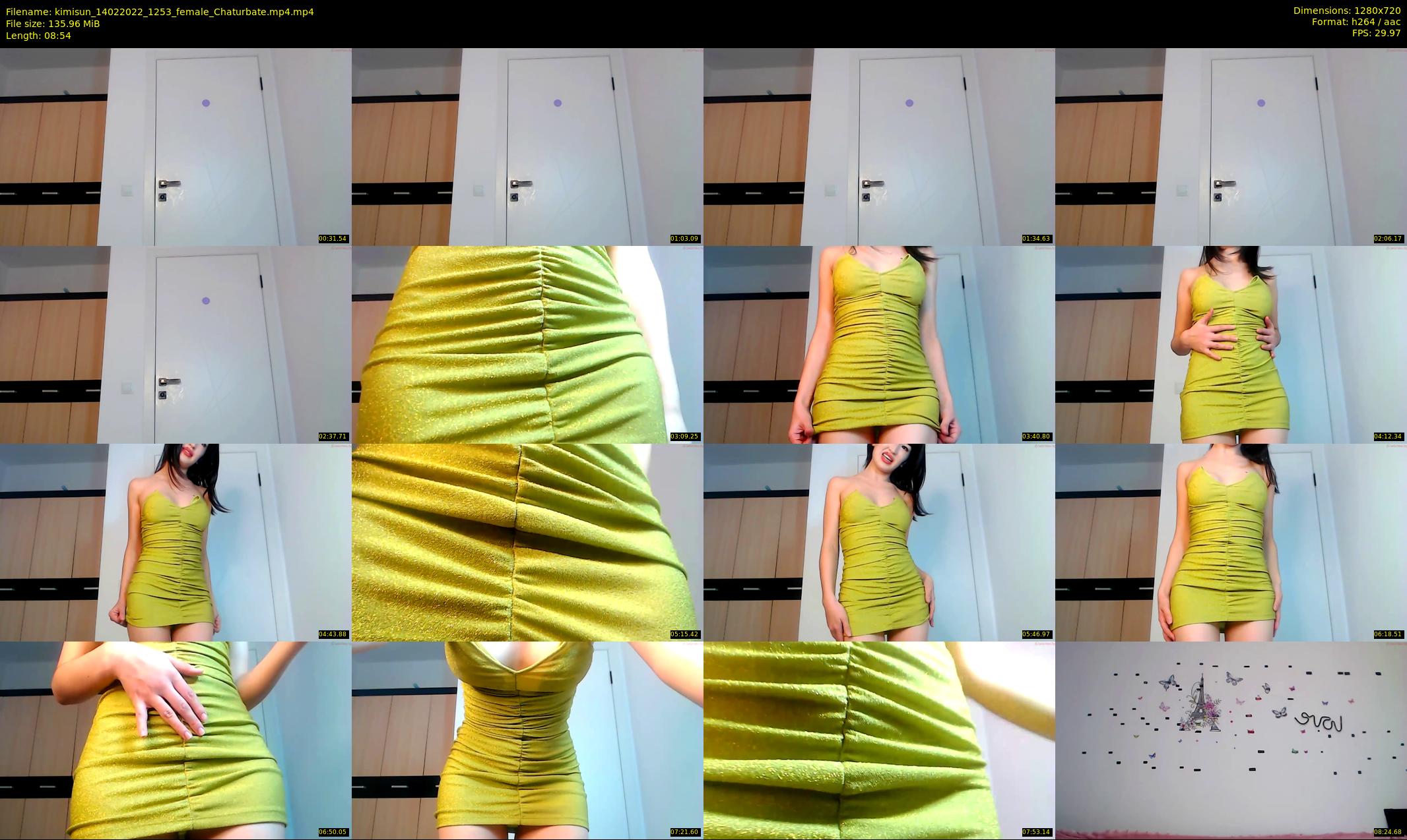 kimisun — 9 minute Chaturbate female cam show recording, 720p, Feb 14, 2022