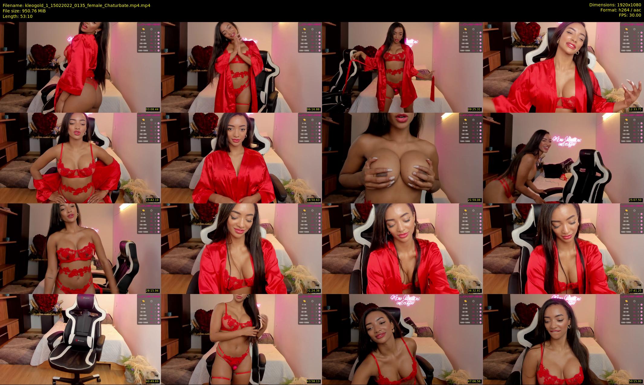 kleogold_1 — 54 minute Chaturbate female cam show recording, 1080p, Feb 15, 2022