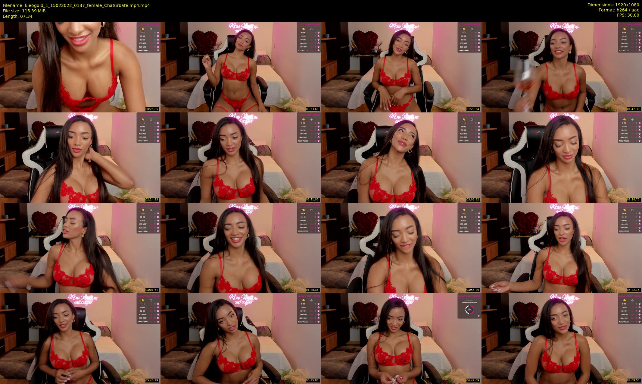 kleogold_1 — 8 minute Chaturbate female cam show recording, 1080p, Feb 15, 2022