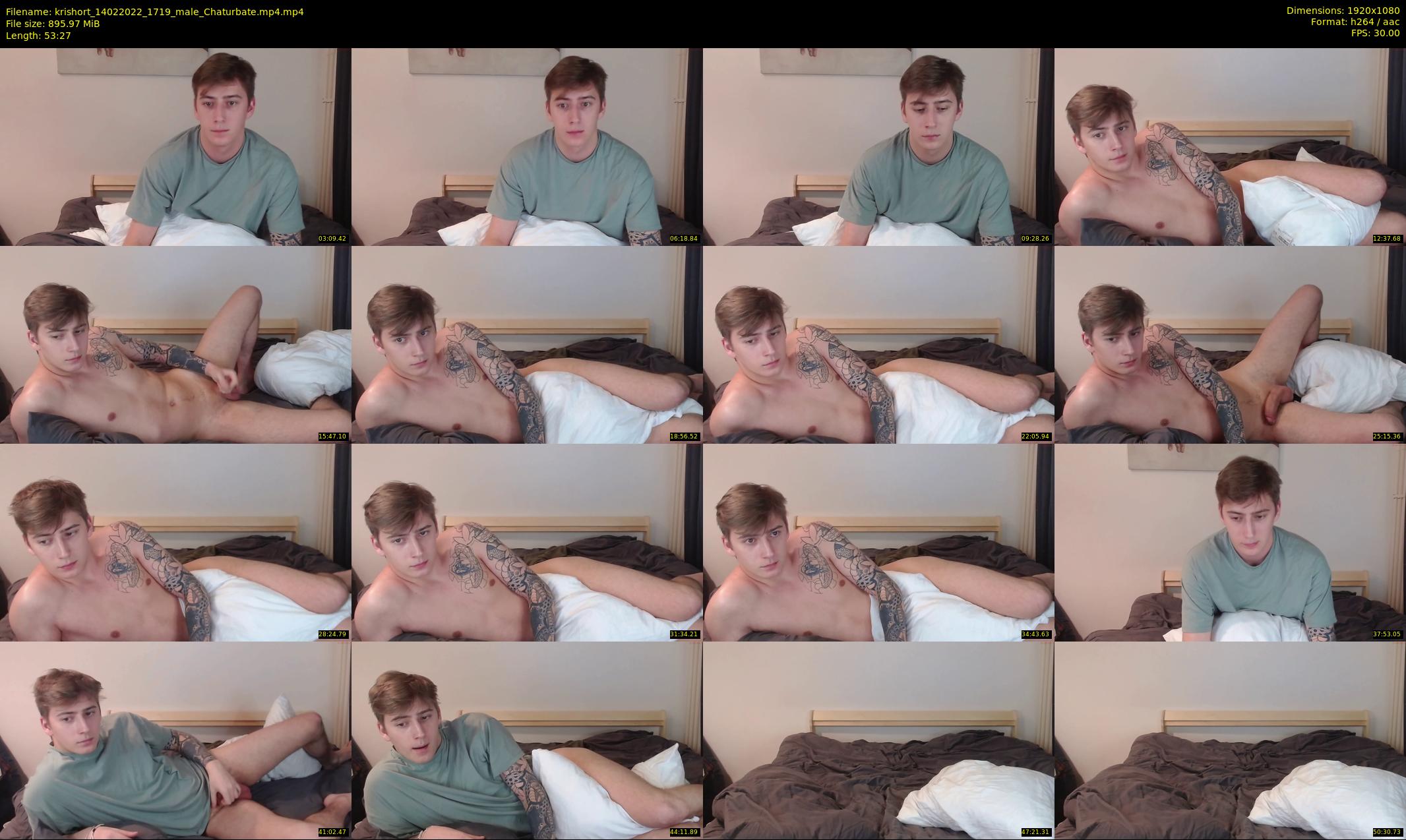 krishort — 54 minute Chaturbate male cam show recording, 1080p, Feb 14, 2022