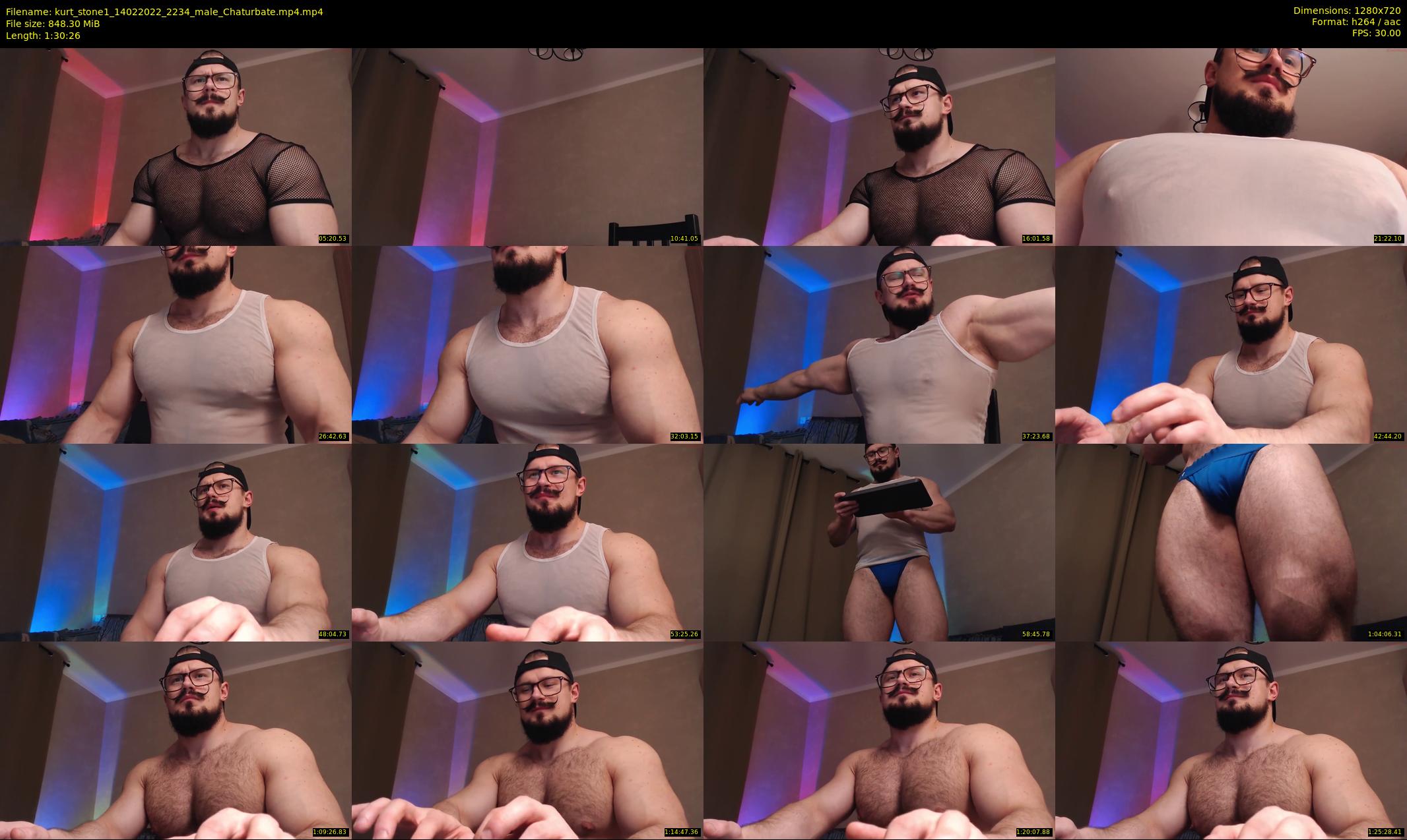 kurt_stone1 — 91 minute Chaturbate male cam show recording, 720p, Feb 14, 2022