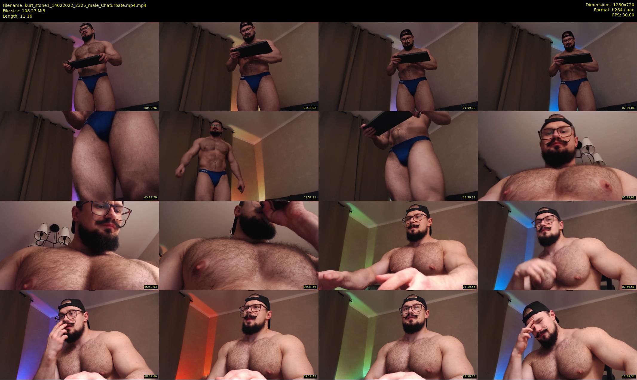 kurt_stone1 — 12 minute Chaturbate male cam show recording, 720p, Feb 14, 2022