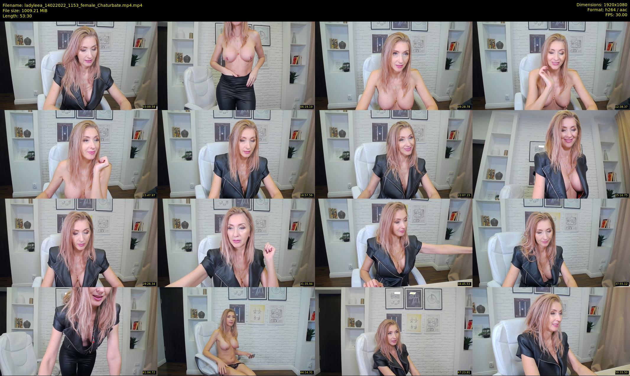 ladyleea — 54 minute Chaturbate female cam show recording, 1080p, Feb 14, 2022