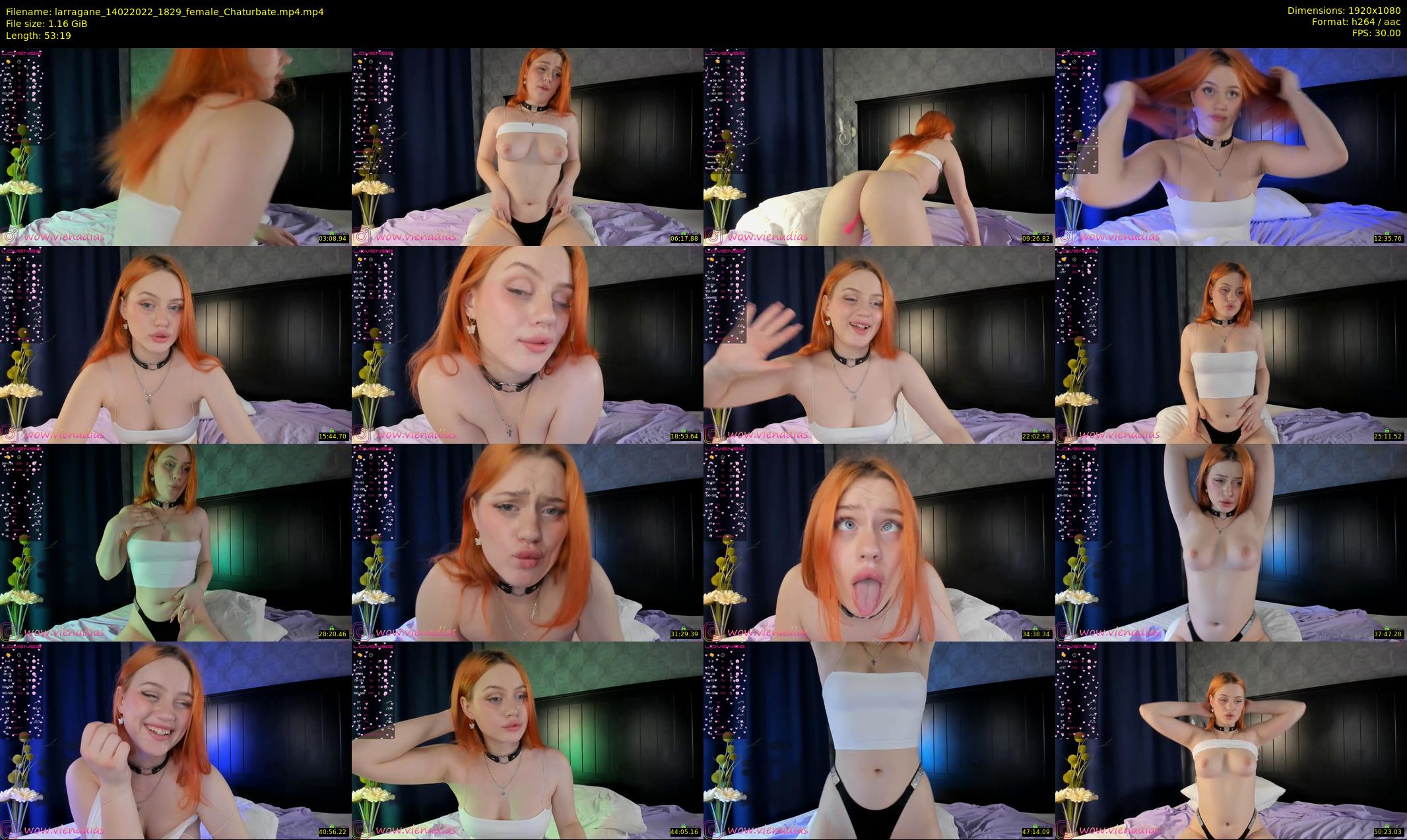 larragane — 54 minute Chaturbate couple cam show recording, 1080p, Feb 14, 2022