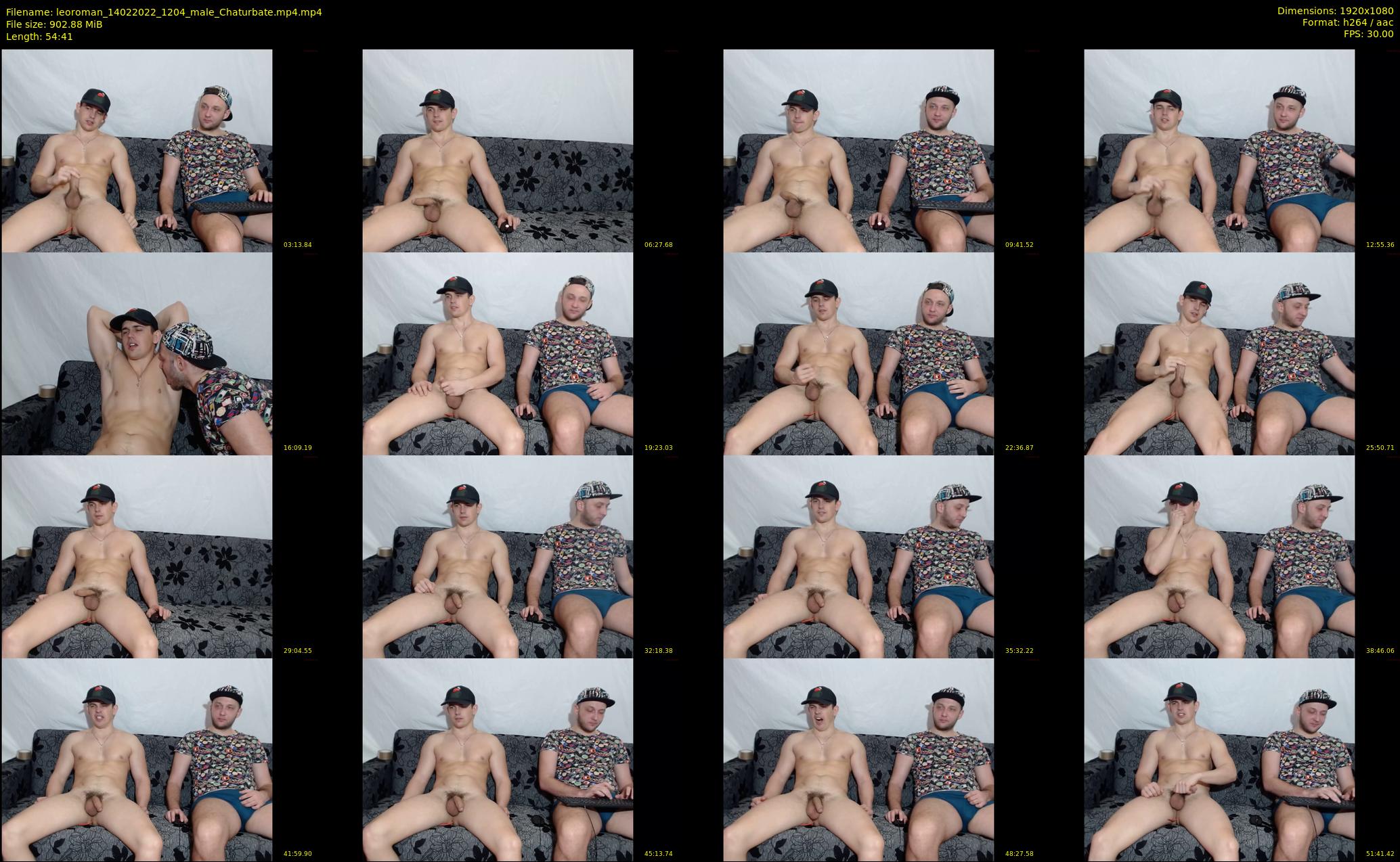 leoroman — 55 minute Chaturbate male cam show recording, 1080p, Feb 14, 2022