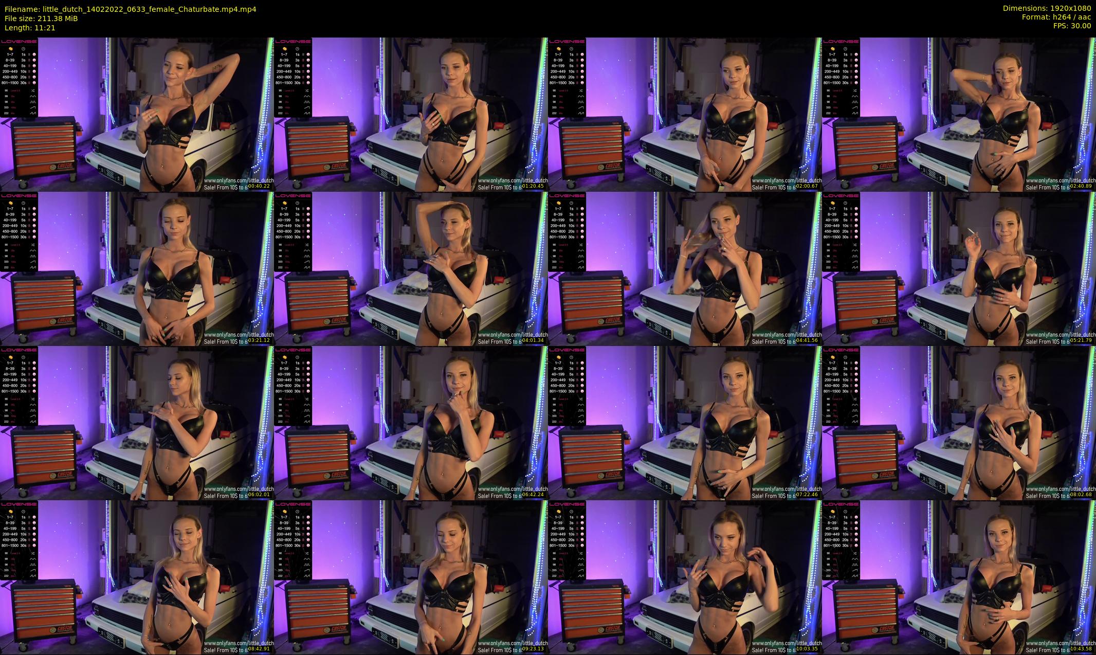 little_dutch — 12 minute Chaturbate female cam show recording, 1080p, Feb 14, 2022