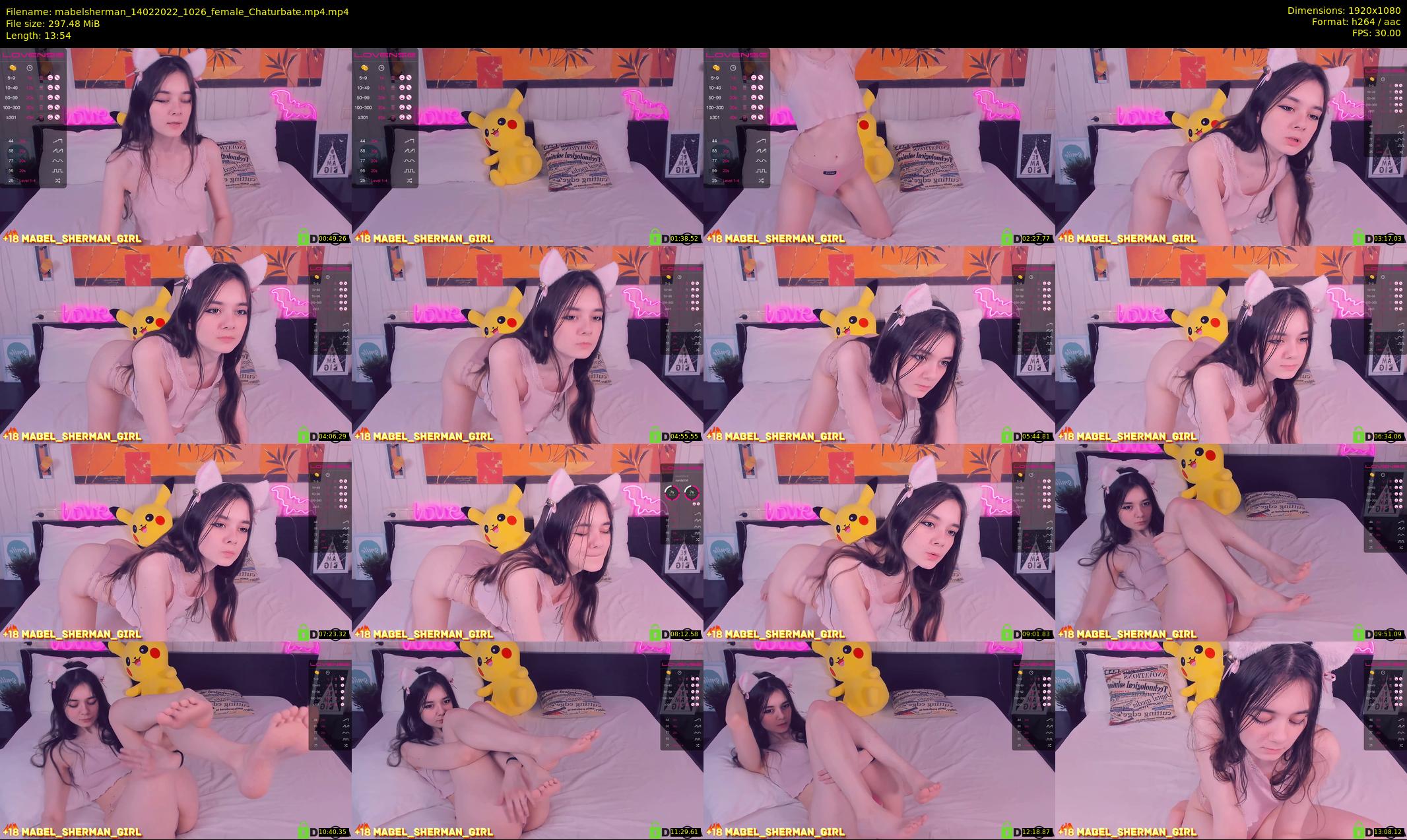 mabelsherman — 14 minute Chaturbate couple cam show recording, 1080p, Feb 14, 2022