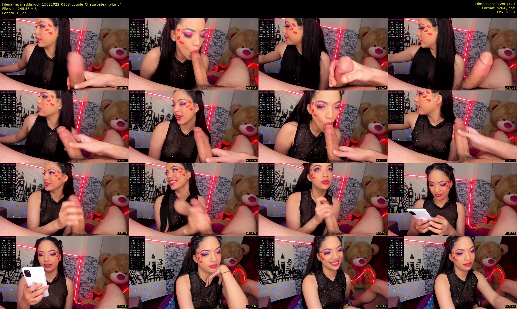 maddisrock — 17 minute Chaturbate couple cam show recording, 720p, Feb 15, 2022