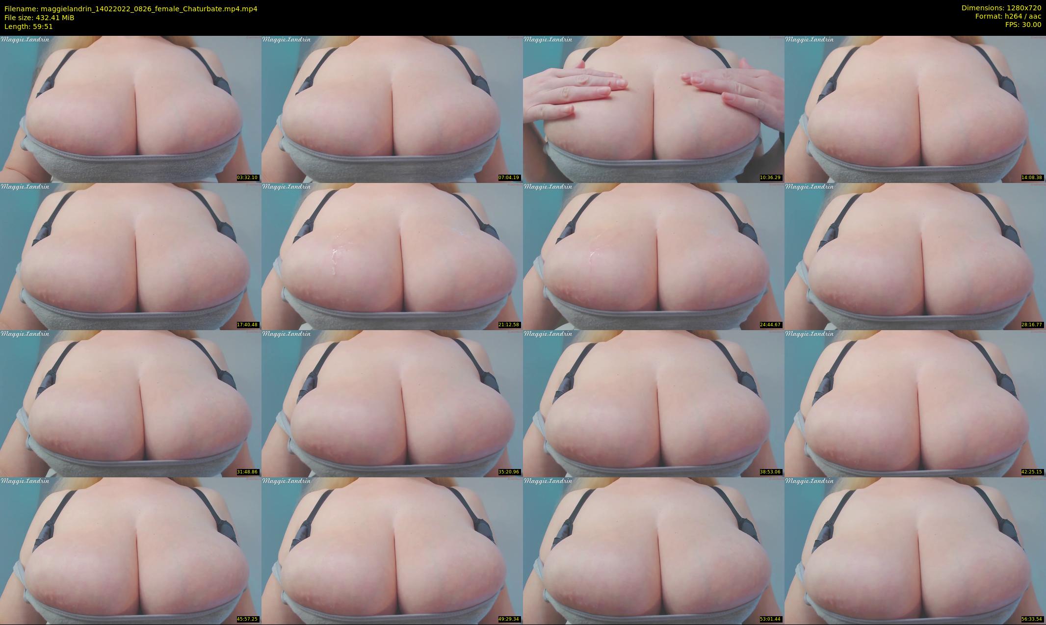 maggielandrin — 60 minute Chaturbate female cam show recording, 720p, Feb 14, 2022