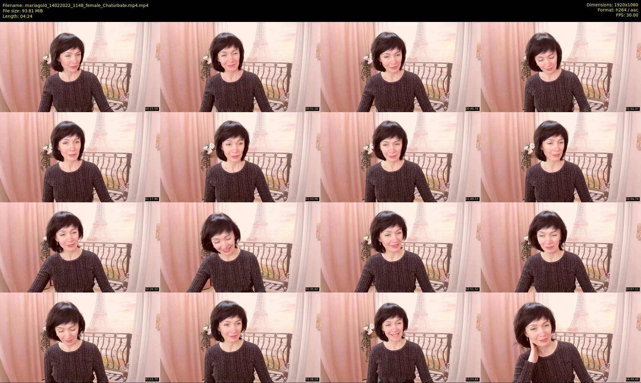 mariagold — 5 minute Chaturbate female cam show recording, 1080p, Feb 14, 2022