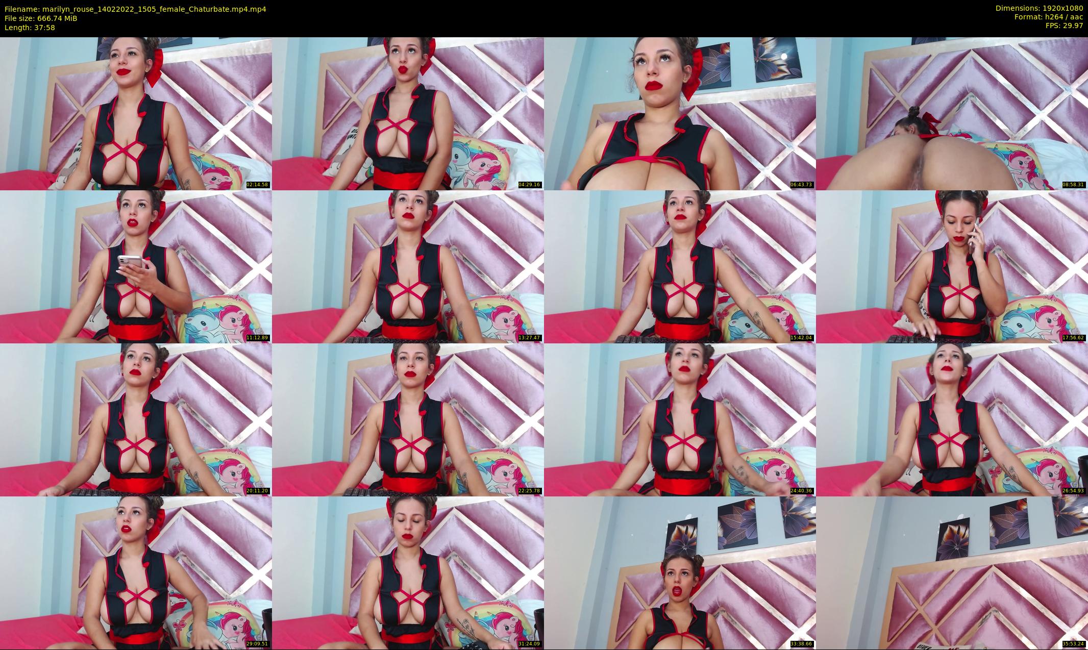 marilyn_rouse — 38 minute Chaturbate female cam show recording, 1080p, Feb 14, 2022