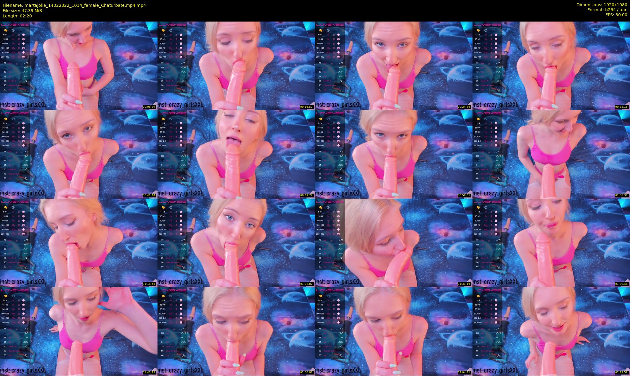 martajolie — 3 minute Chaturbate female cam show recording, 1080p, Feb 14, 2022