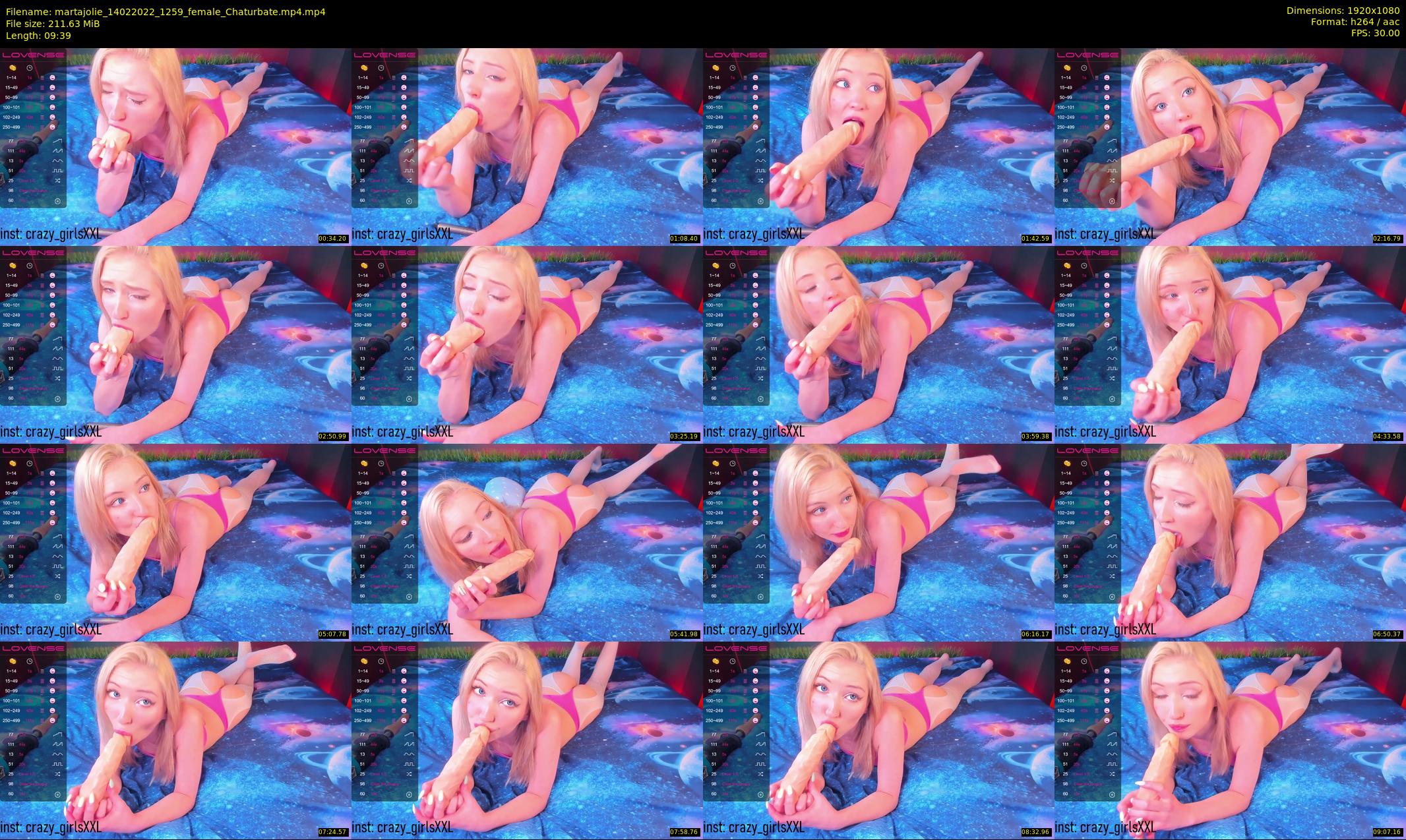 martajolie — 10 minute Chaturbate female cam show recording, 1080p, Feb 14, 2022
