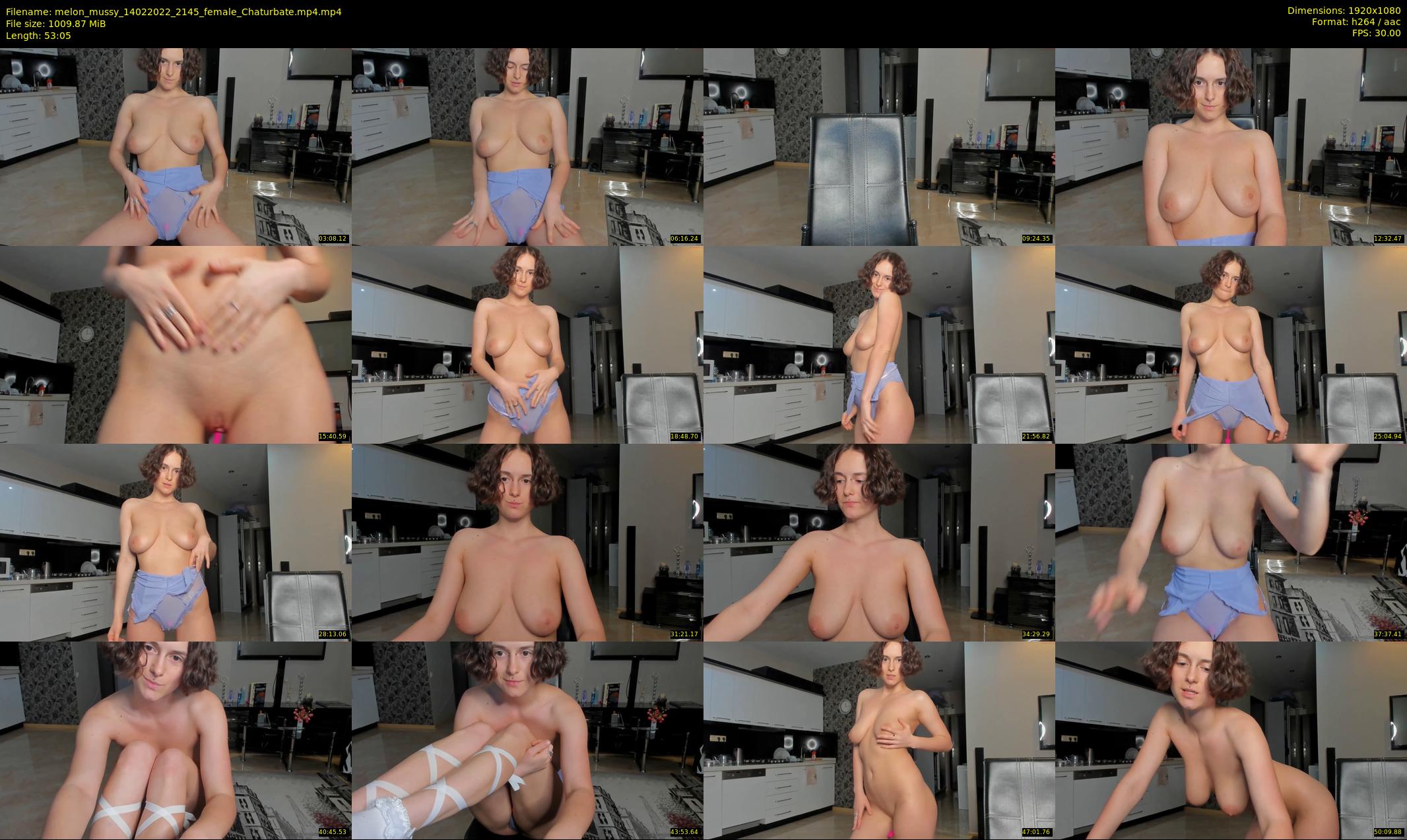 melon_mussy — 54 minute Chaturbate female cam show recording, 1080p, Feb 14, 2022
