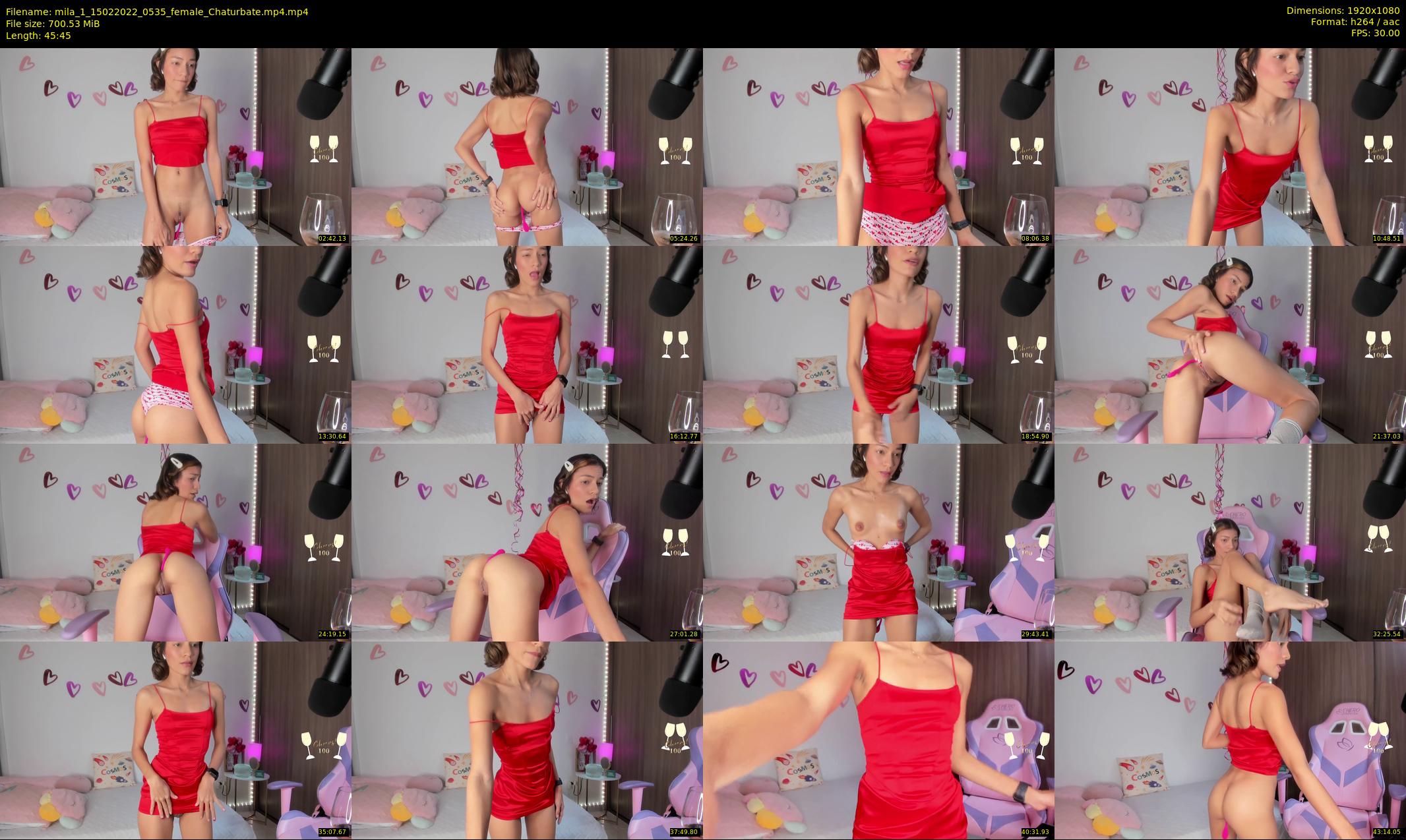 mila_1 — 46 minute Chaturbate female cam show recording, 1080p, Feb 15, 2022
