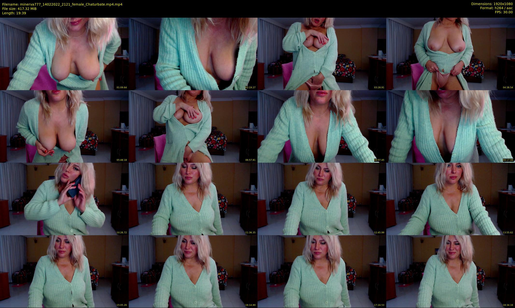 minerva777 — 20 minute Chaturbate female cam show recording, 1080p, Feb 14, 2022
