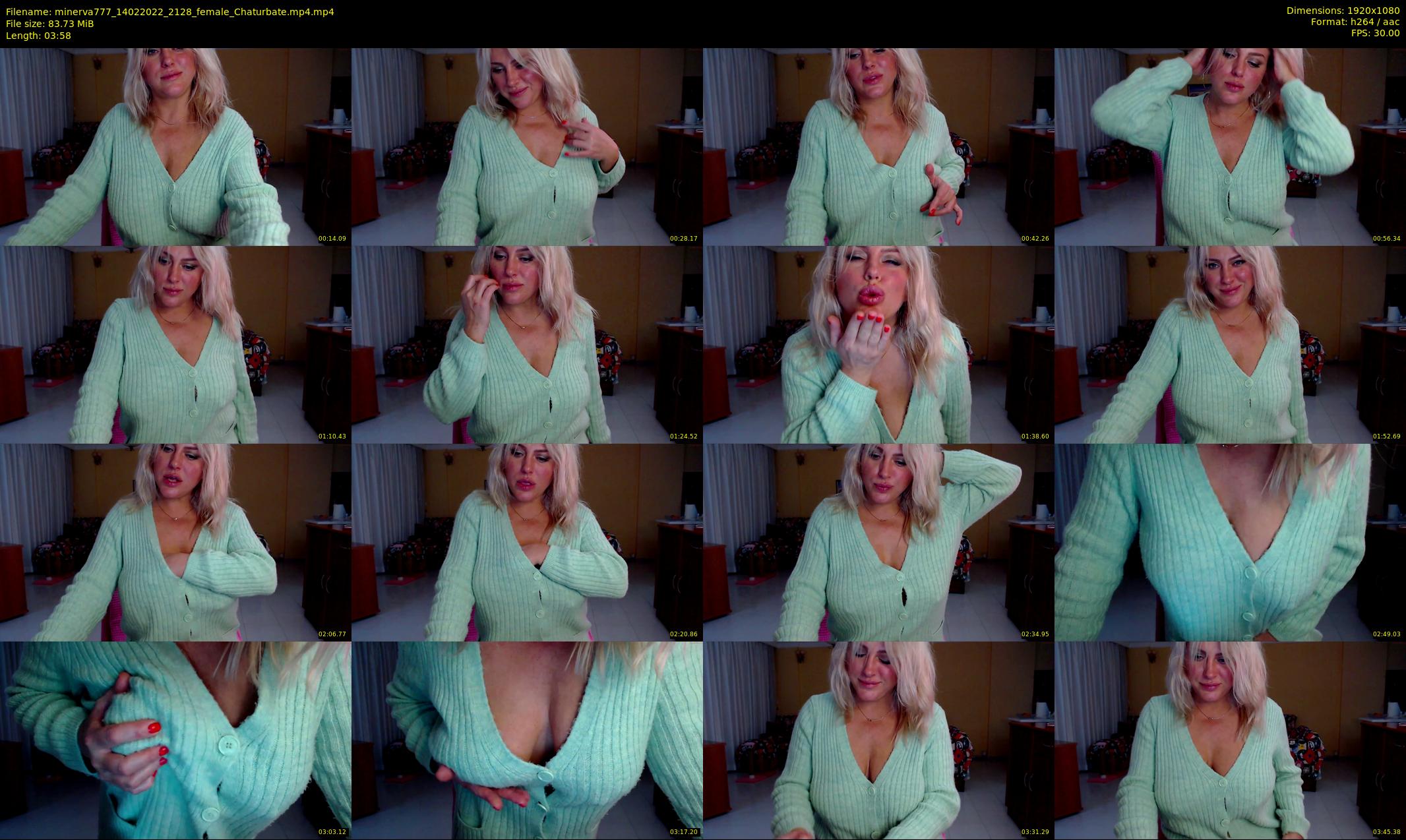 minerva777 — 4 minute Chaturbate female cam show recording, 1080p, Feb 14, 2022