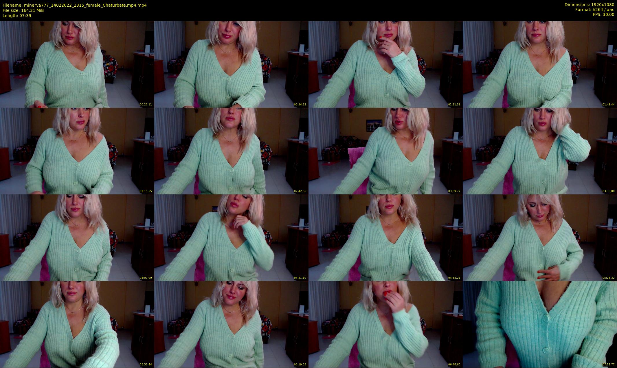 minerva777 — 8 minute Chaturbate female cam show recording, 1080p, Feb 14, 2022