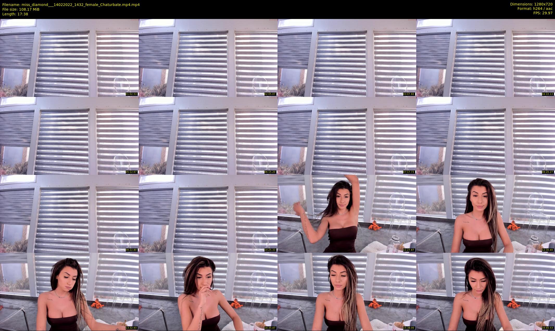 miss_diamond__ — 18 minute Chaturbate female cam show recording, 720p, Feb 14, 2022
