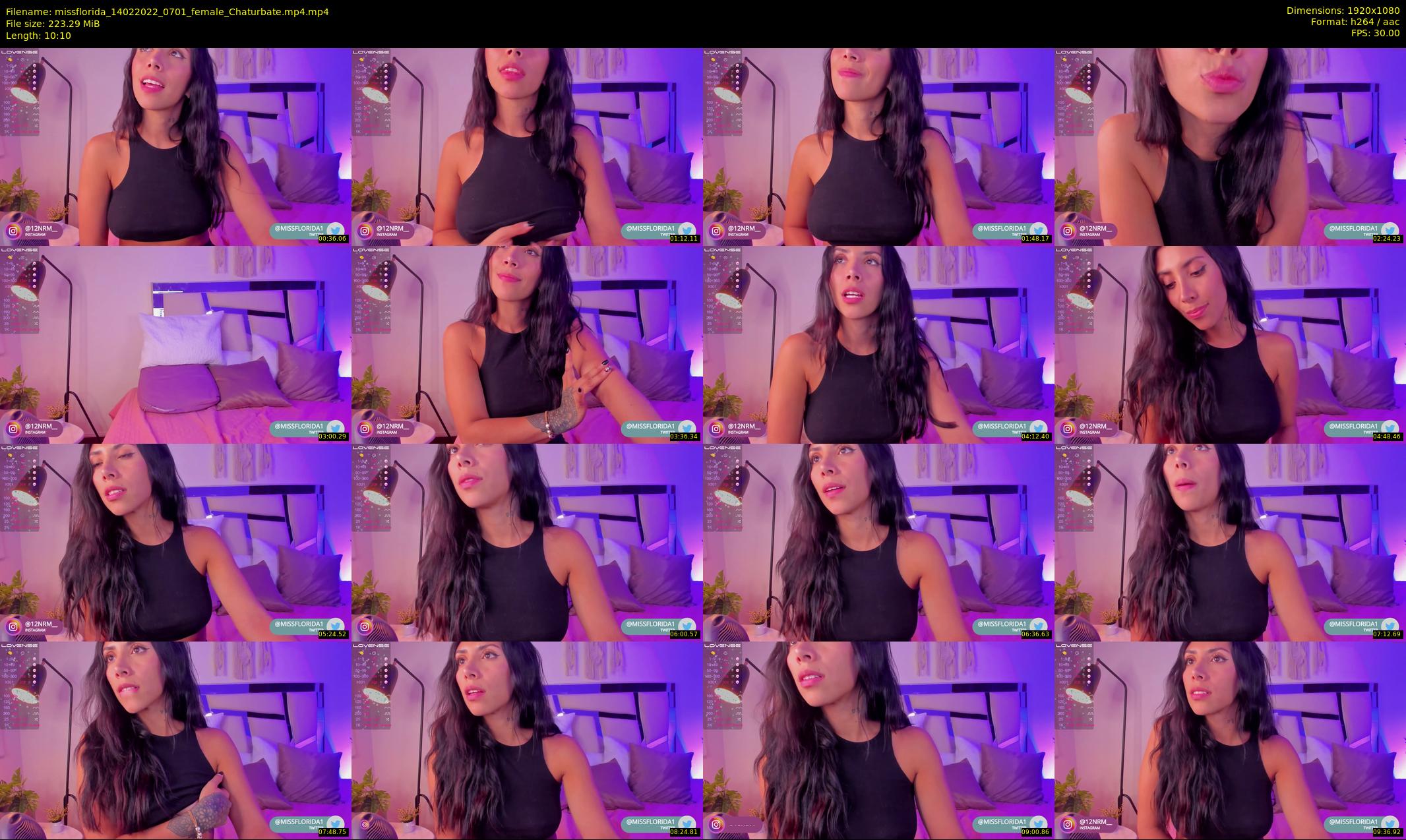 missflorida — 11 minute Chaturbate female cam show recording, 1080p, Feb 14, 2022
