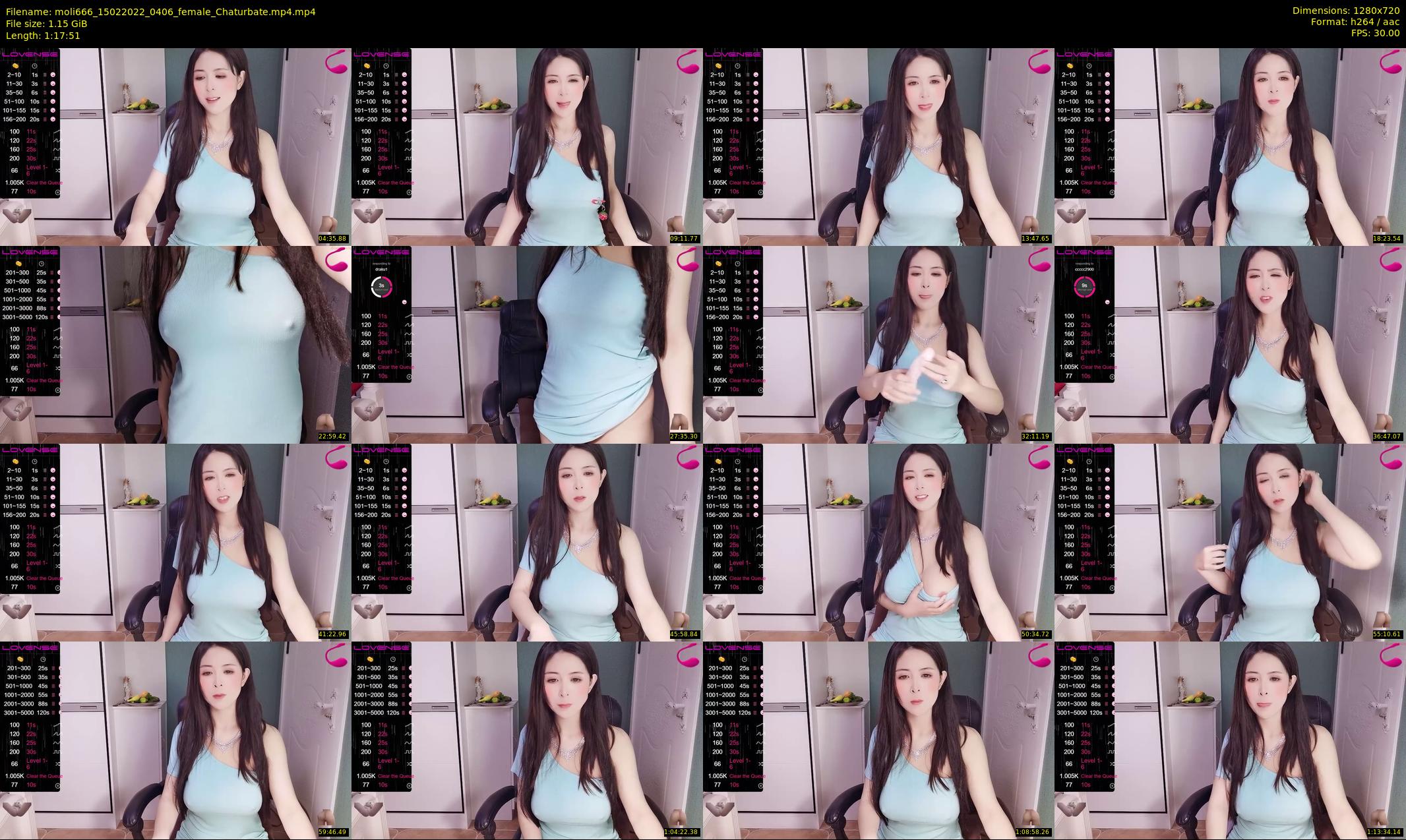 moli666 — 78 minute Chaturbate female cam show recording, 720p, Feb 15, 2022