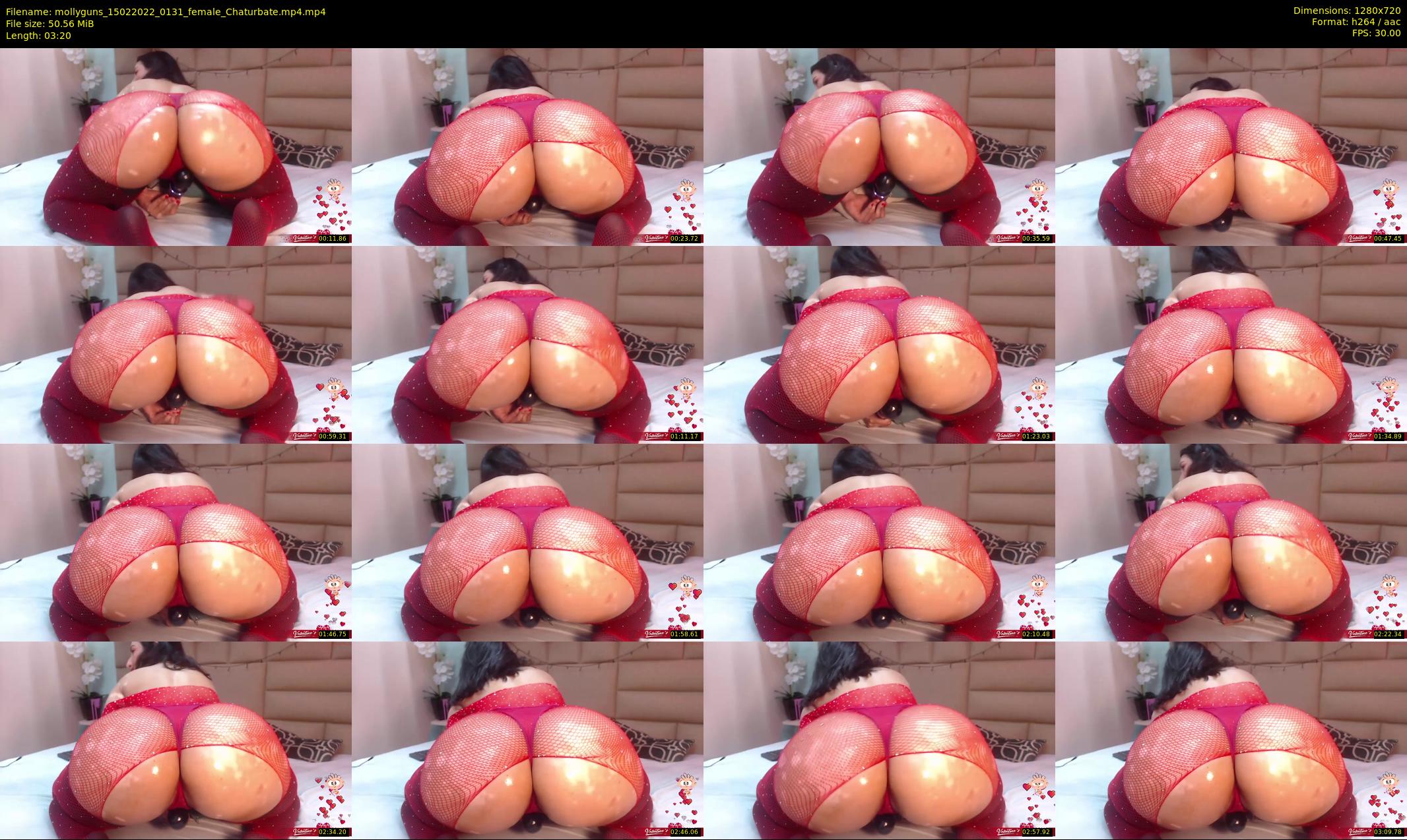 mollyguns — 4 minute Chaturbate female cam show recording, 720p, Feb 15, 2022