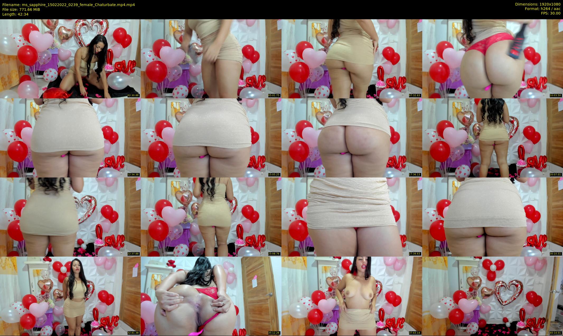 ms_sapphire — 43 minute Chaturbate female cam show recording, 1080p, Feb 15, 2022