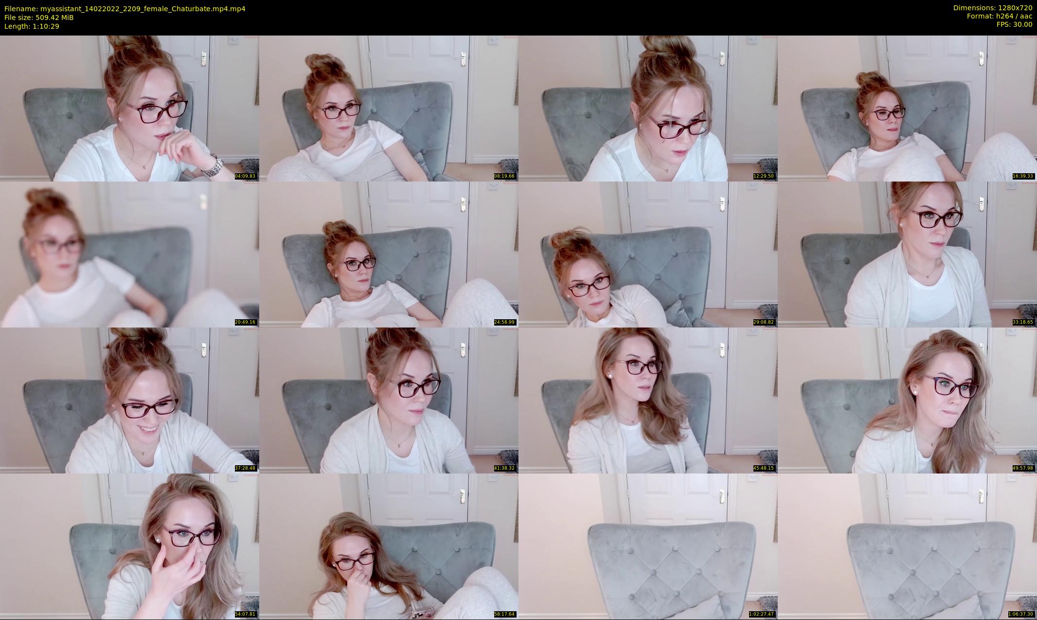 myassistant — 71 minute Chaturbate female cam show recording, 720p, Feb 14, 2022