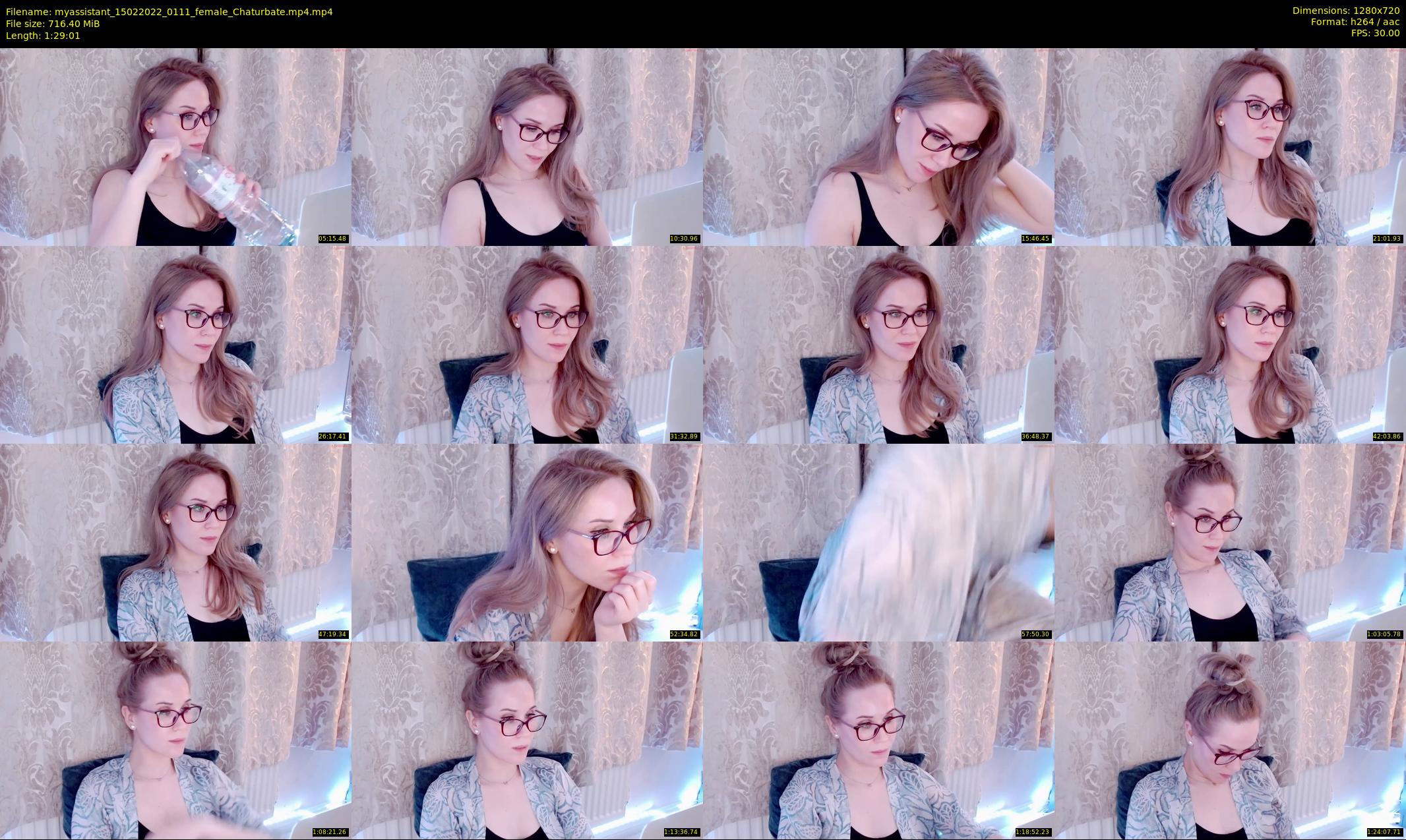 myassistant — 90 minute Chaturbate female cam show recording, 720p, Feb 15, 2022