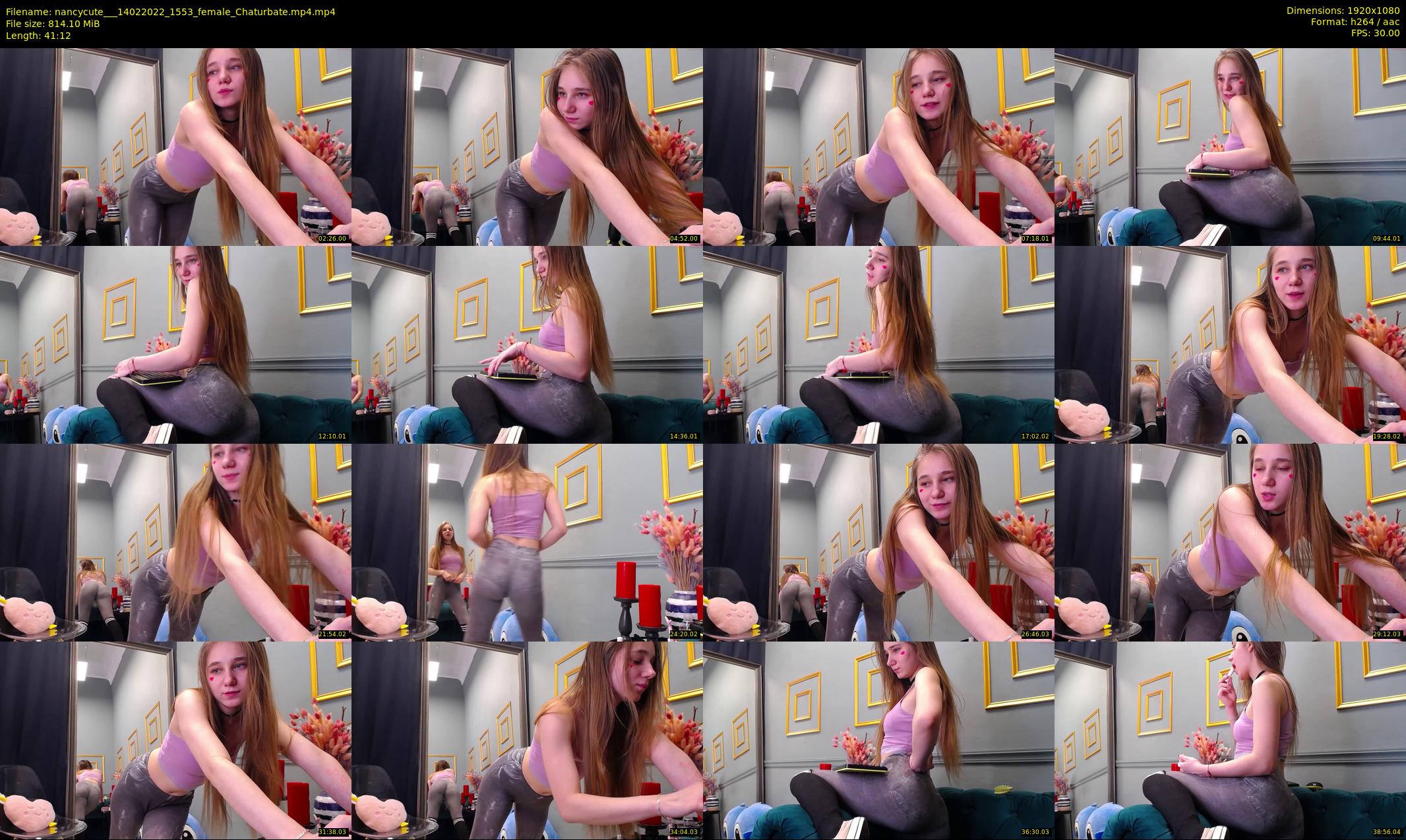 nancycute__ — 42 minute Chaturbate female cam show recording, 1080p, Feb 14, 2022