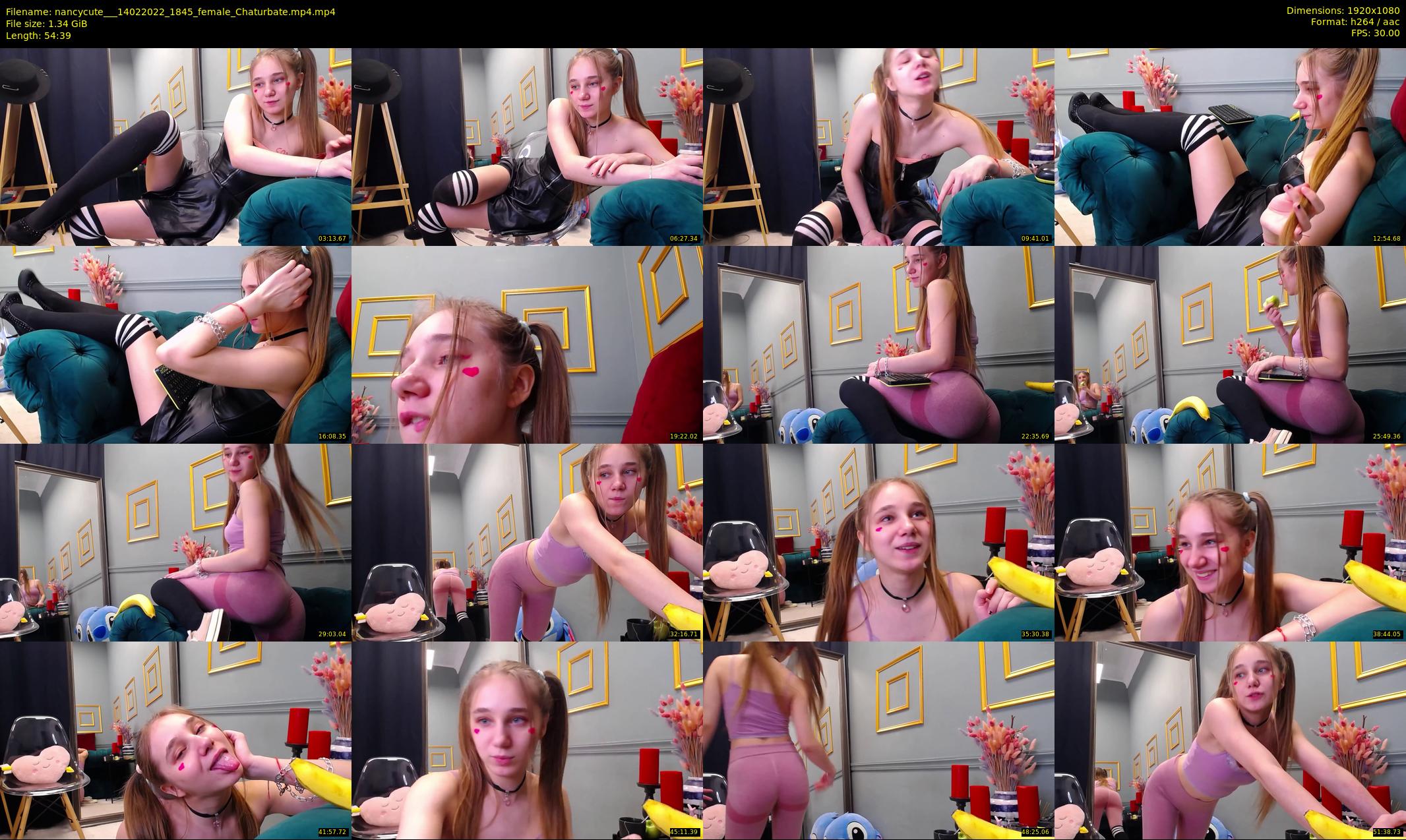 nancycute__ — 55 minute Chaturbate female cam show recording, 1080p, Feb 14, 2022