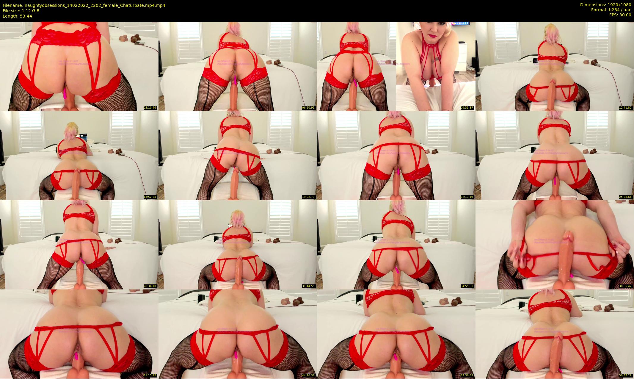 naughtyobsessions — 54 minute Chaturbate female cam show recording, 1080p, Feb 14, 2022