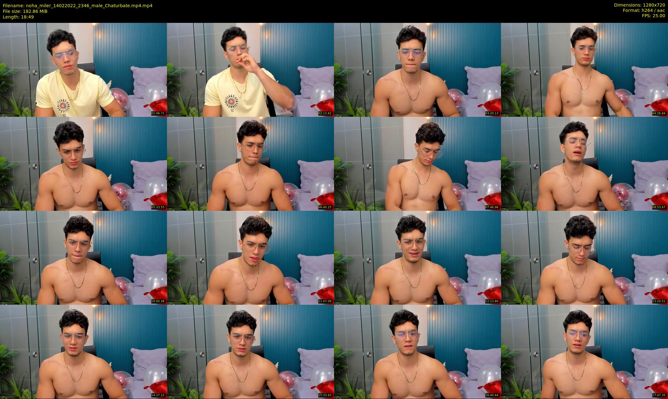 noha_miler — 19 minute Chaturbate male cam show recording, 720p, Feb 14, 2022