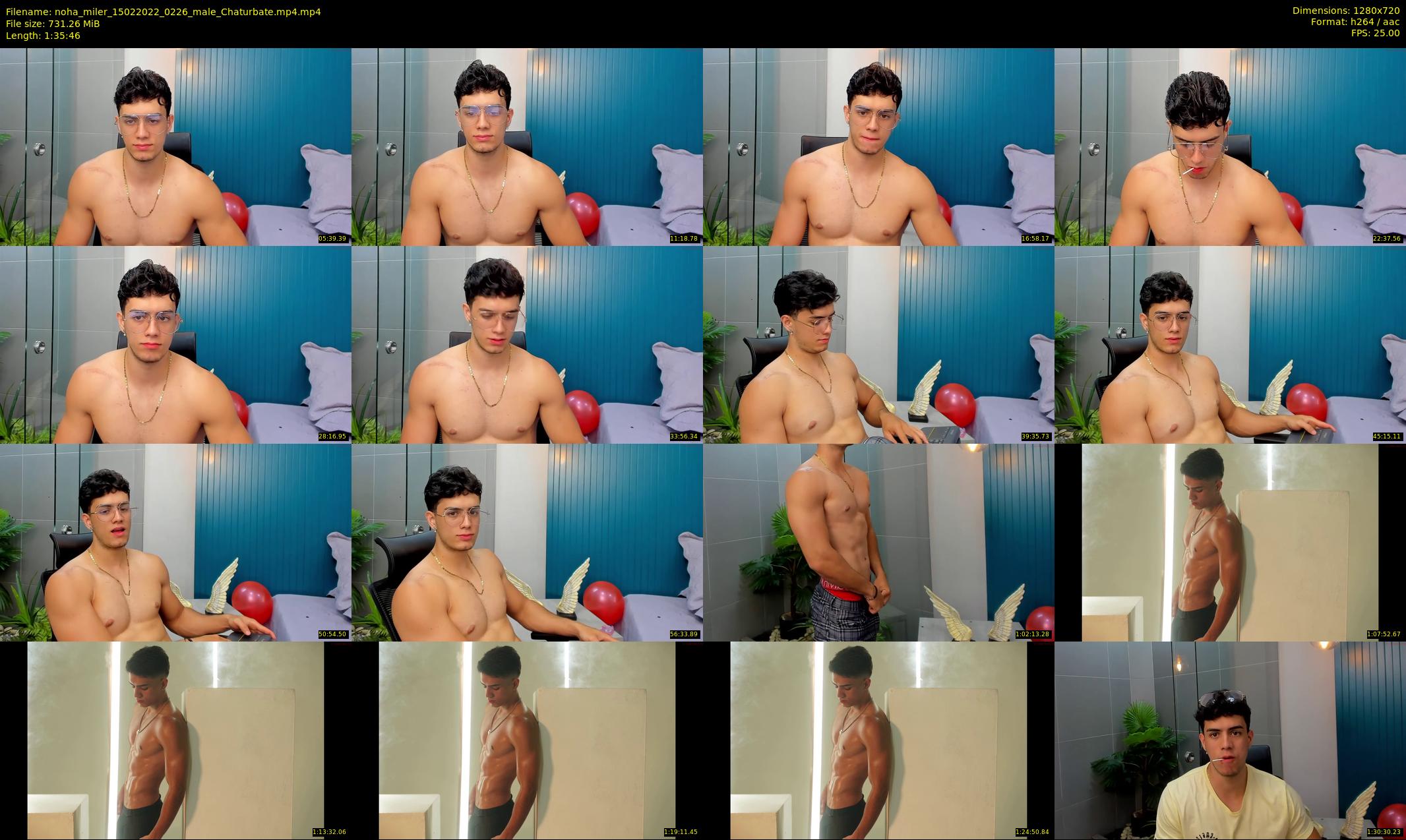 noha_miler — 96 minute Chaturbate male cam show recording, 720p, Feb 15, 2022