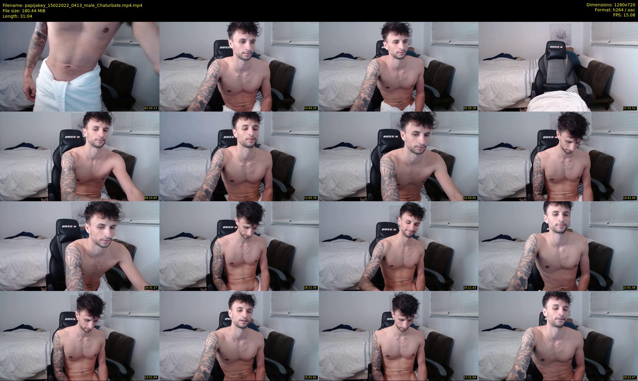 papijakey — 32 minute Chaturbate male cam show recording, 720p, Feb 15, 2022