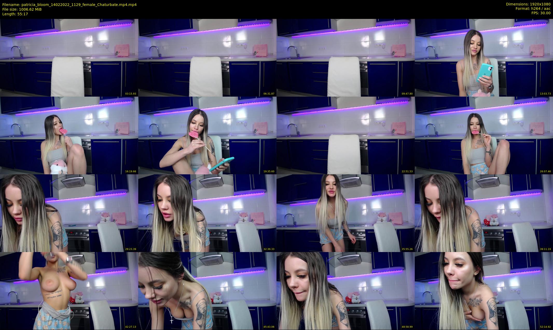 patricia_bloom — 56 minute Chaturbate female cam show recording, 1080p, Feb 14, 2022
