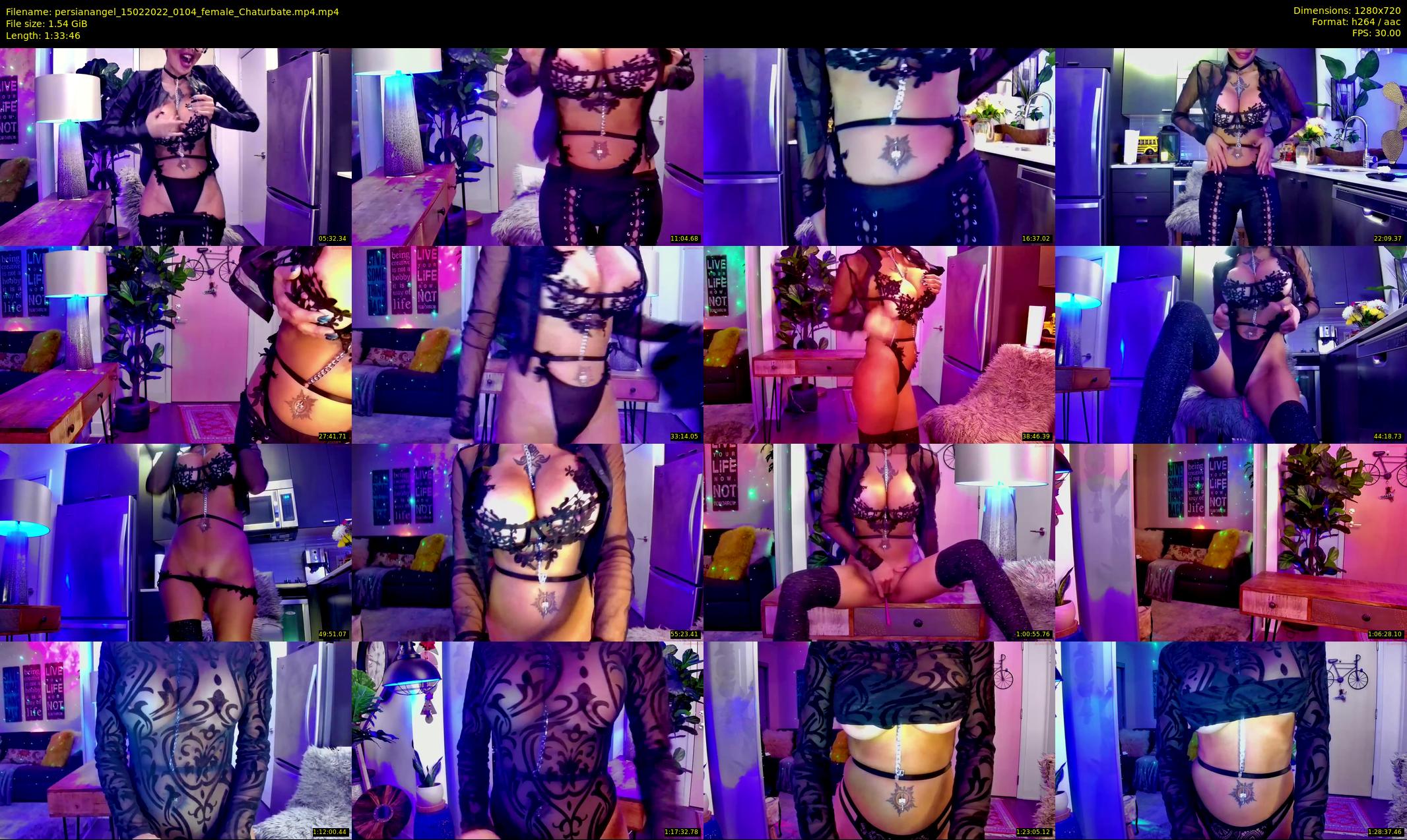 persianangel — 94 minute Chaturbate female cam show recording, 720p, Feb 15, 2022