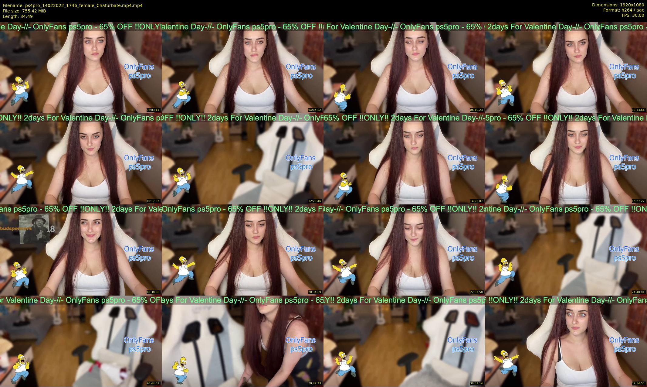 ps4pro — 35 minute Chaturbate female cam show recording, 1080p, Feb 14, 2022