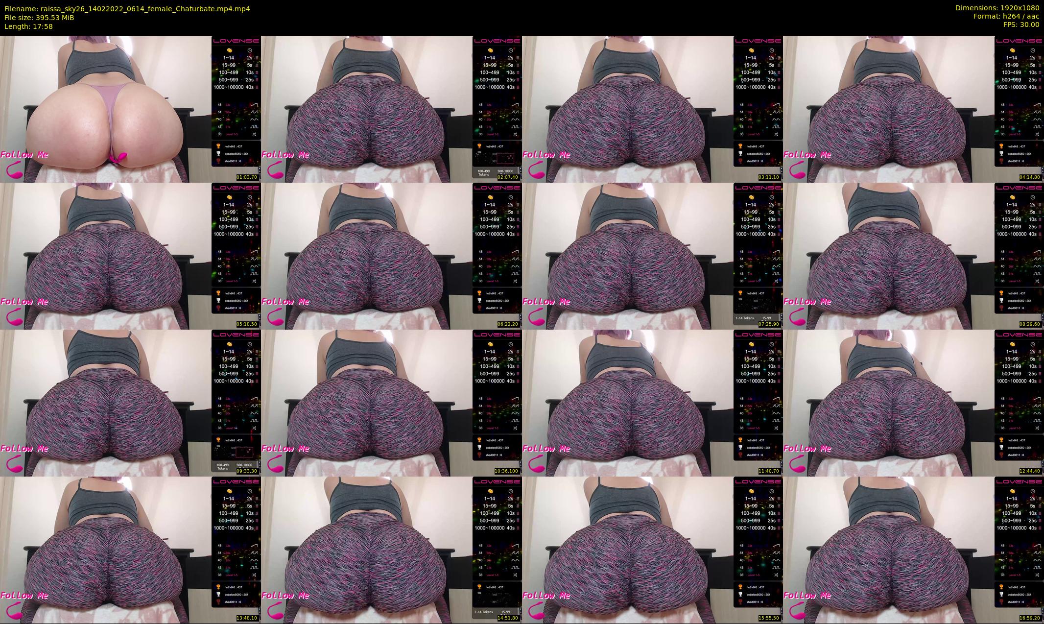 raissa_sky26 — 18 minute Chaturbate female cam show recording, 1080p, Feb 14, 2022