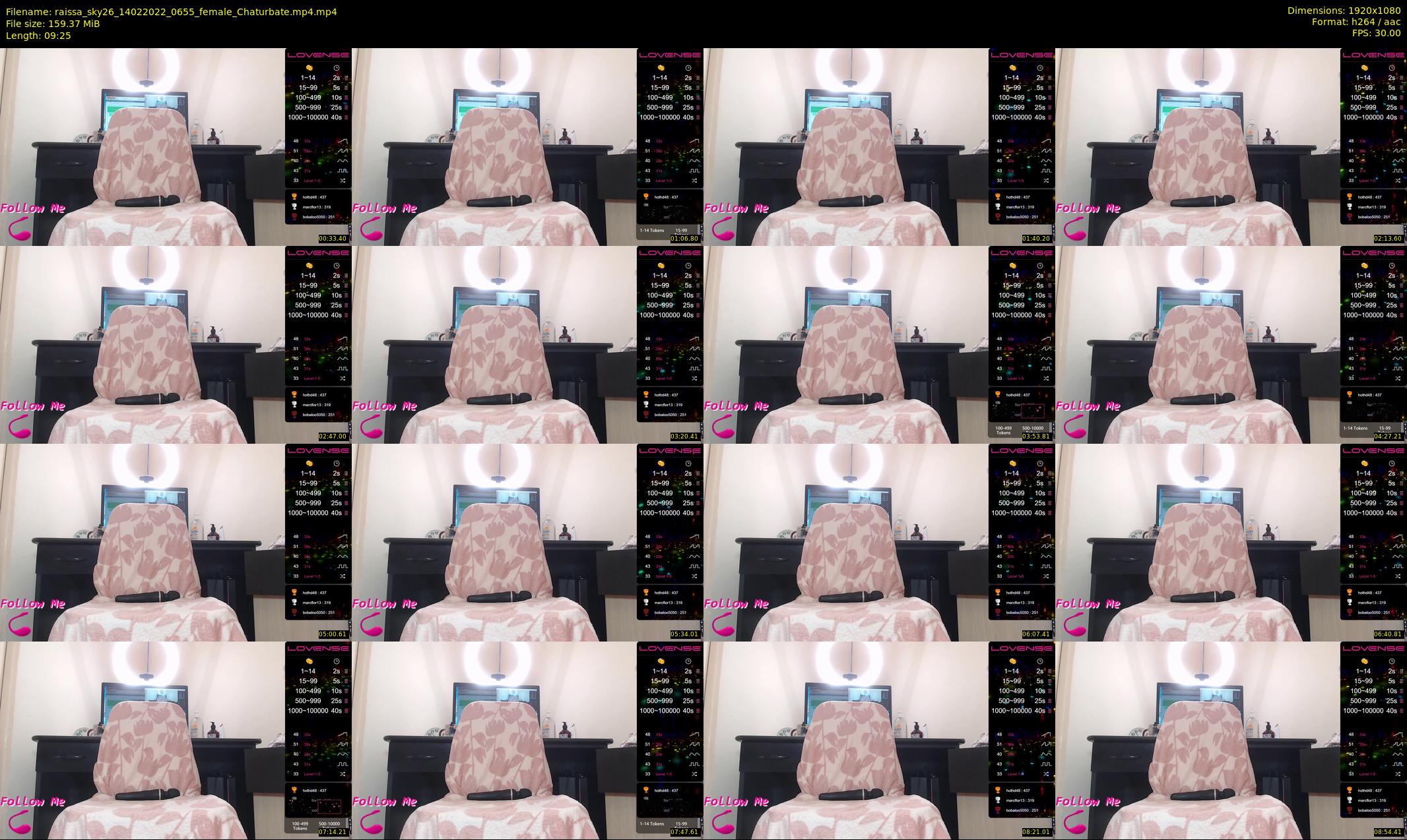 raissa_sky26 — 10 minute Chaturbate female cam show recording, 1080p, Feb 14, 2022