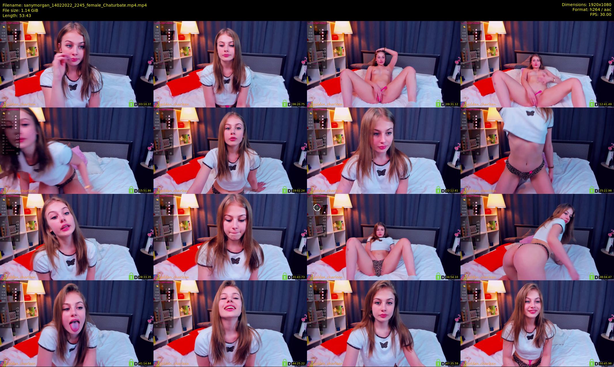 sanymorgan — 54 minute Chaturbate couple cam show recording, 1080p, Feb 14, 2022