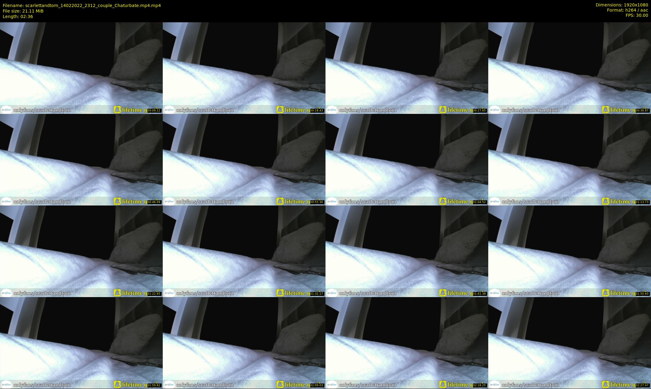 scarlettandtom — 3 minute Chaturbate couple cam show recording, 1080p, Feb 14, 2022