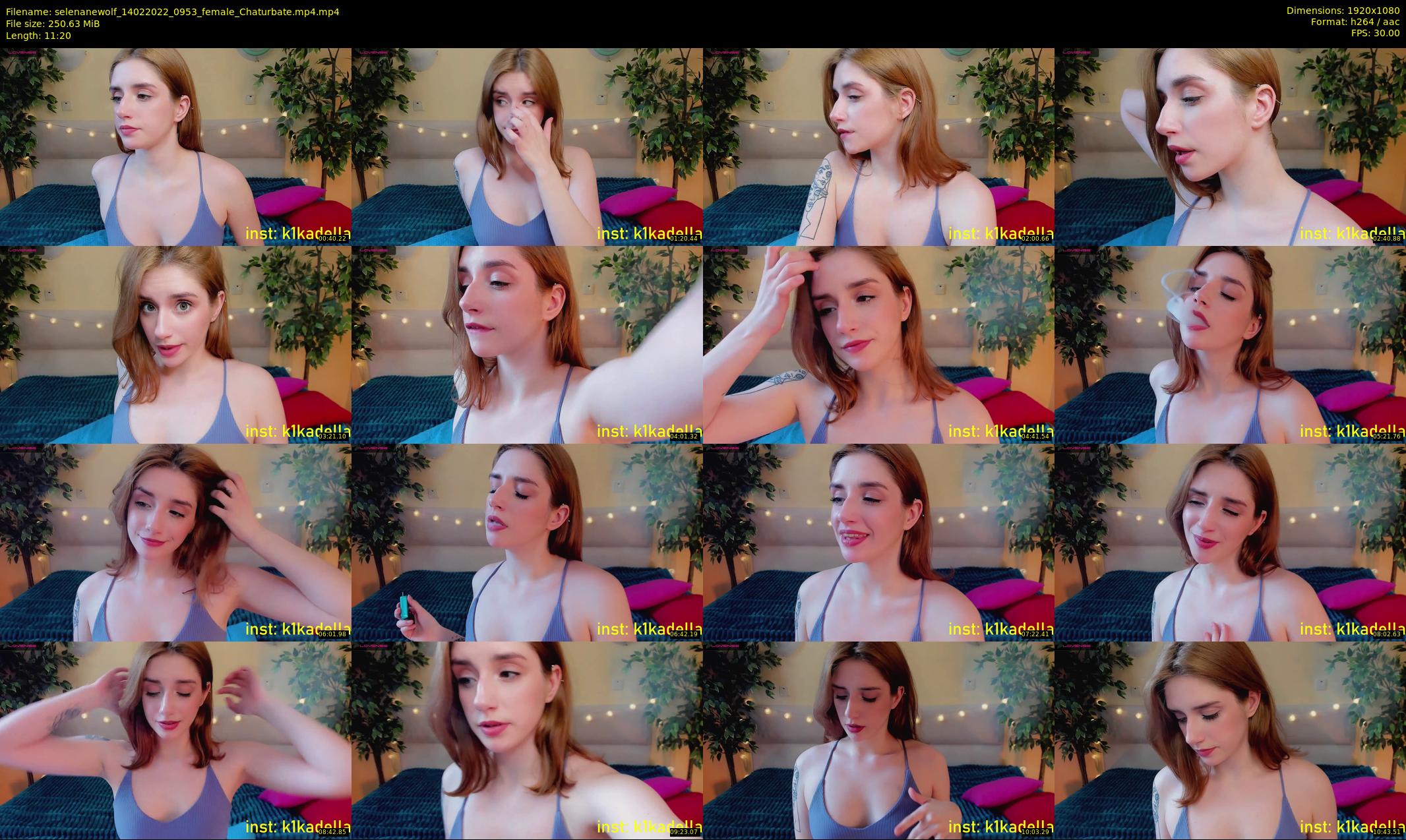 selenanewolf — 12 minute Chaturbate couple cam show recording, 1080p, Feb 14, 2022