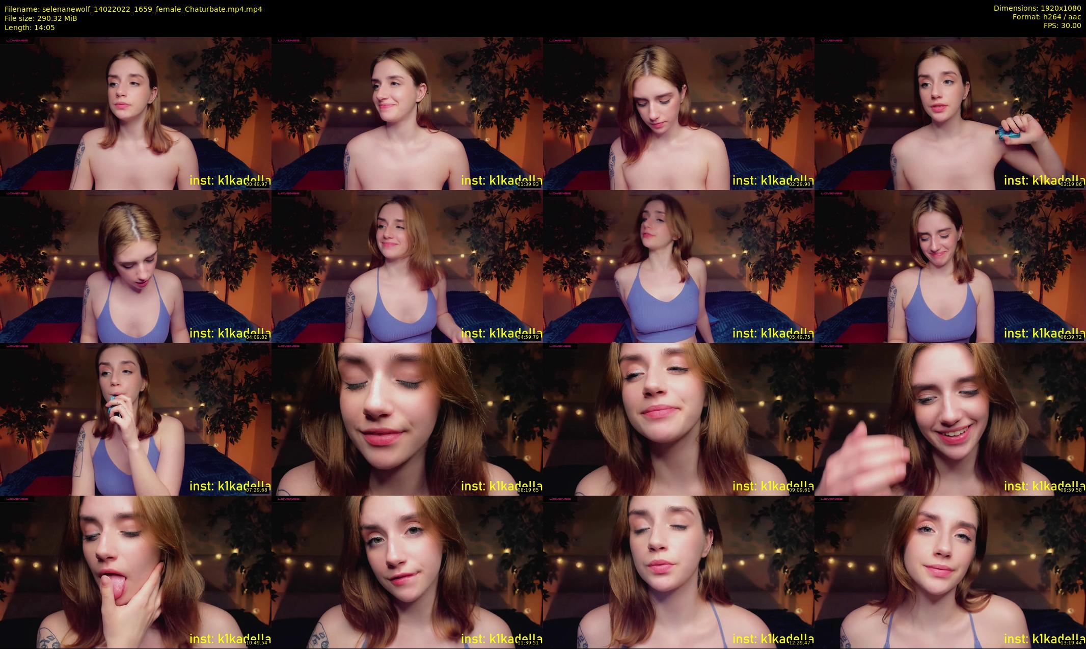 selenanewolf — 15 minute Chaturbate couple cam show recording, 1080p, Feb 14, 2022