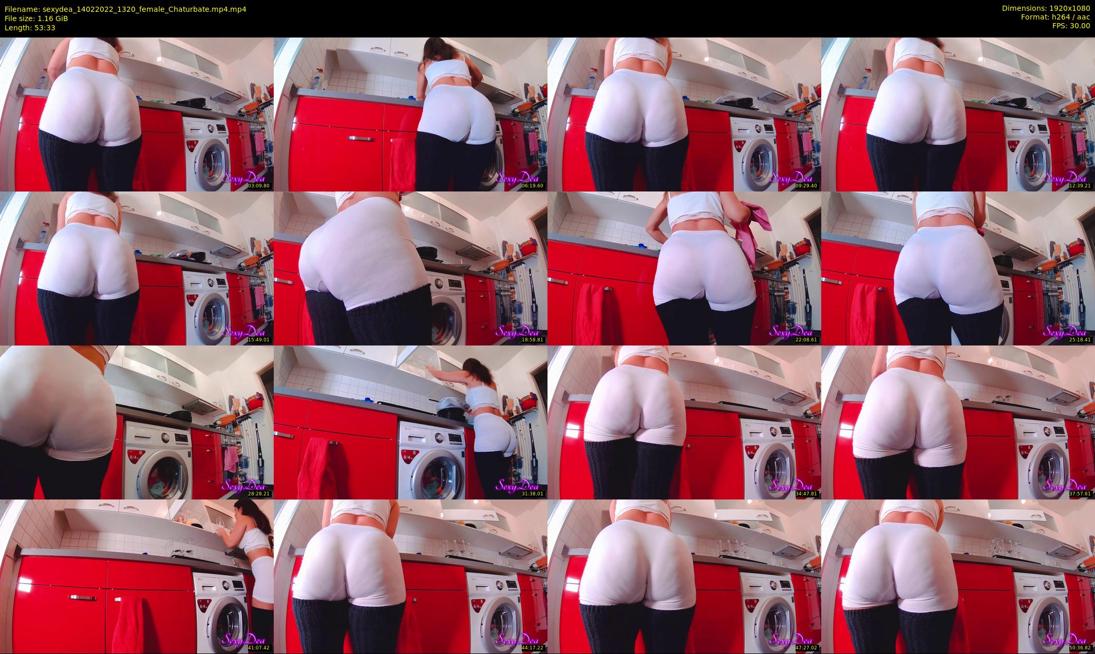 sexydea — 54 minute Chaturbate female cam show recording, 1080p, Feb 14, 2022
