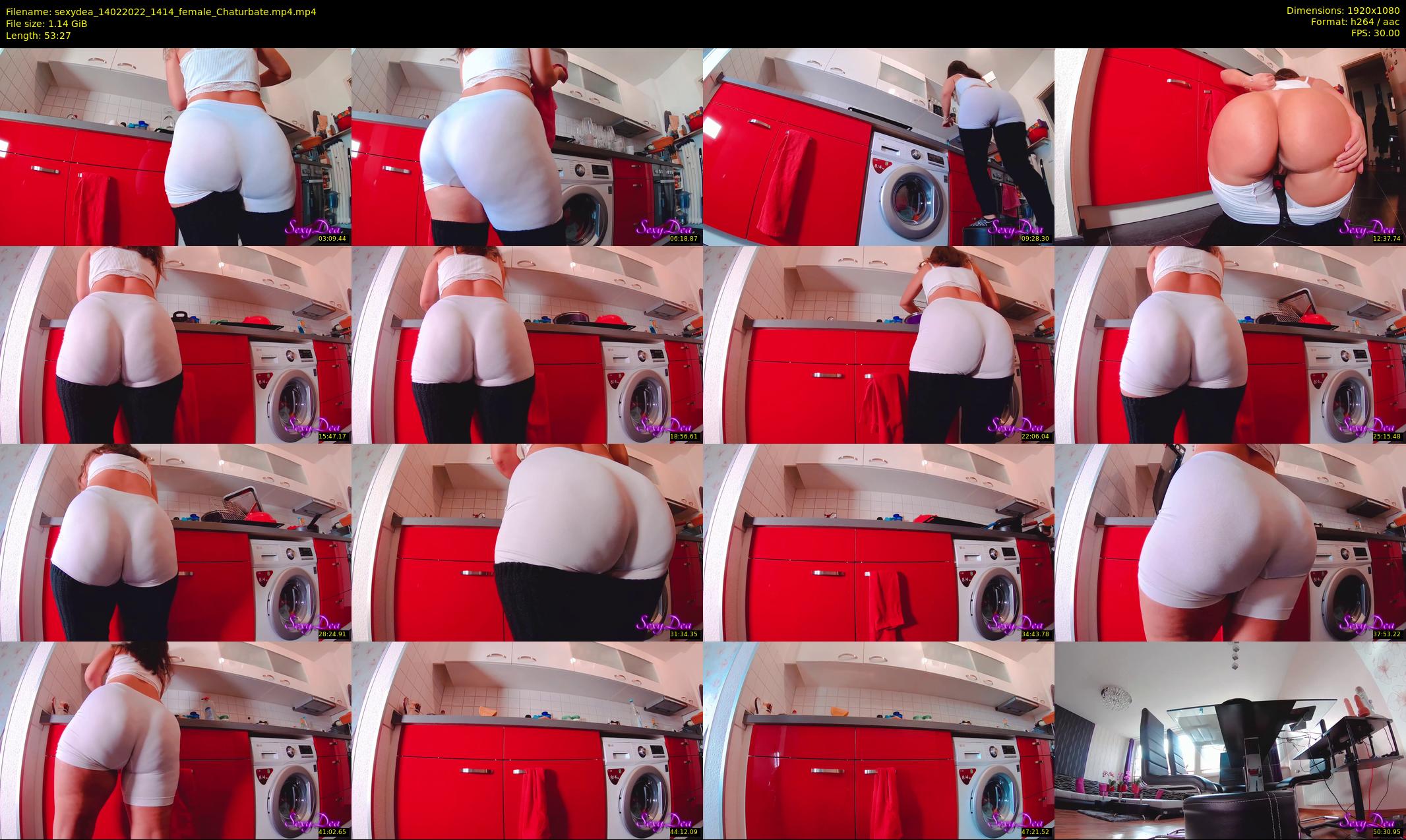 sexydea — 54 minute Chaturbate female cam show recording, 1080p, Feb 14, 2022